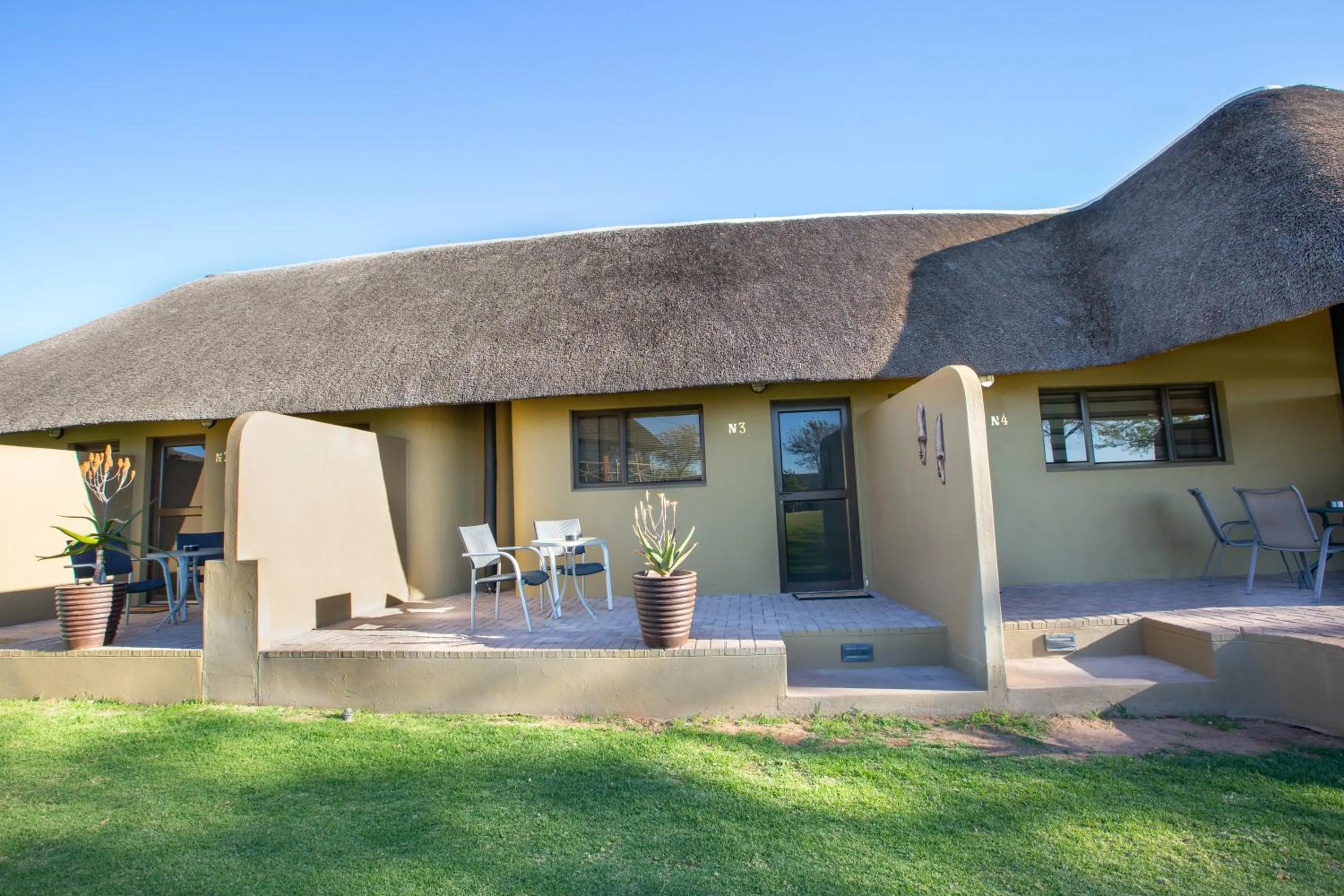 Patio in Lapa Lange Game Lodge