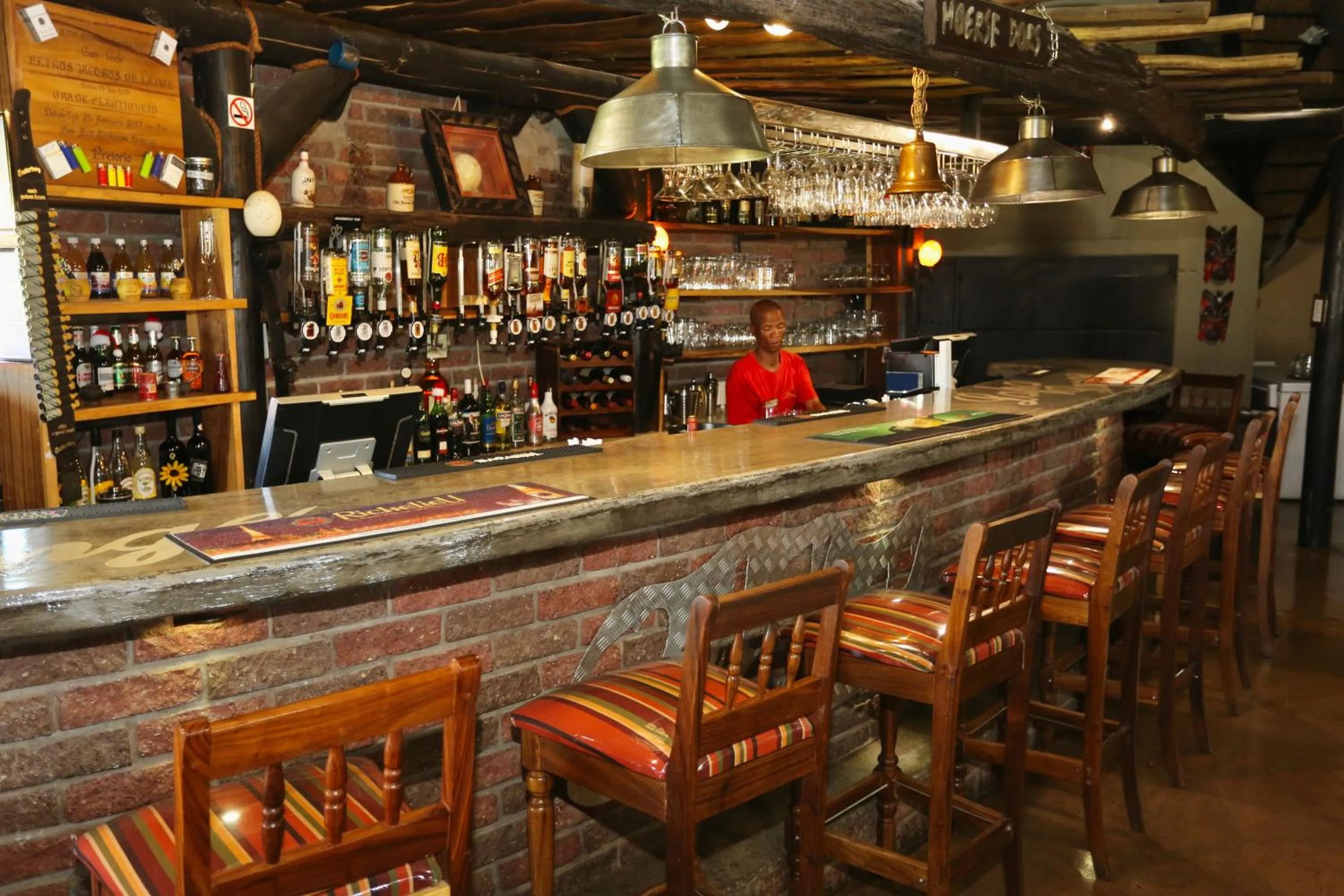 Lounge or bar in Lapa Lange Game Lodge