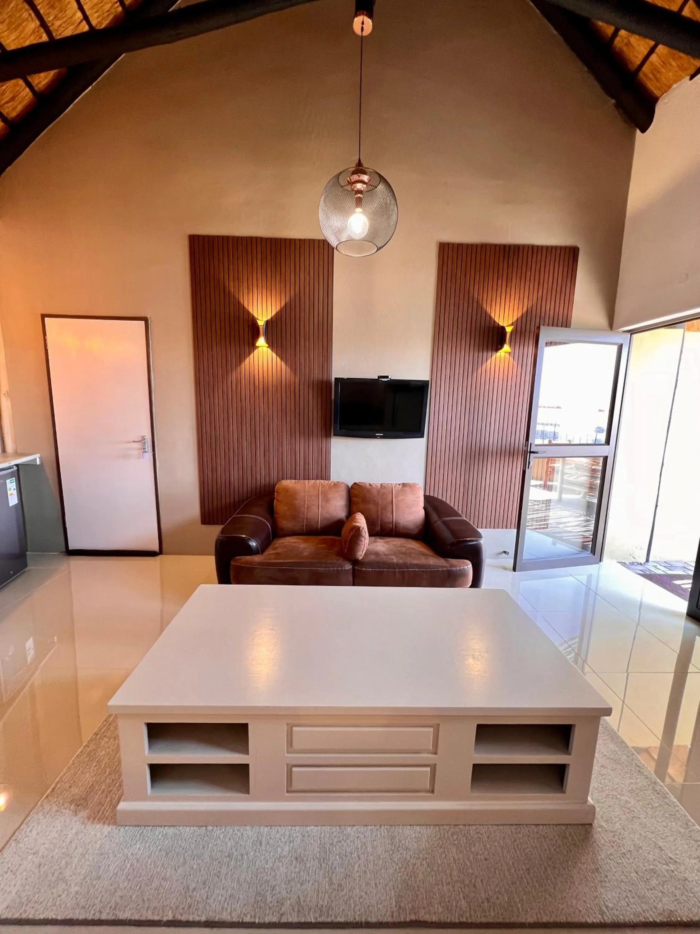 Seating area in Lapa Lange Game Lodge