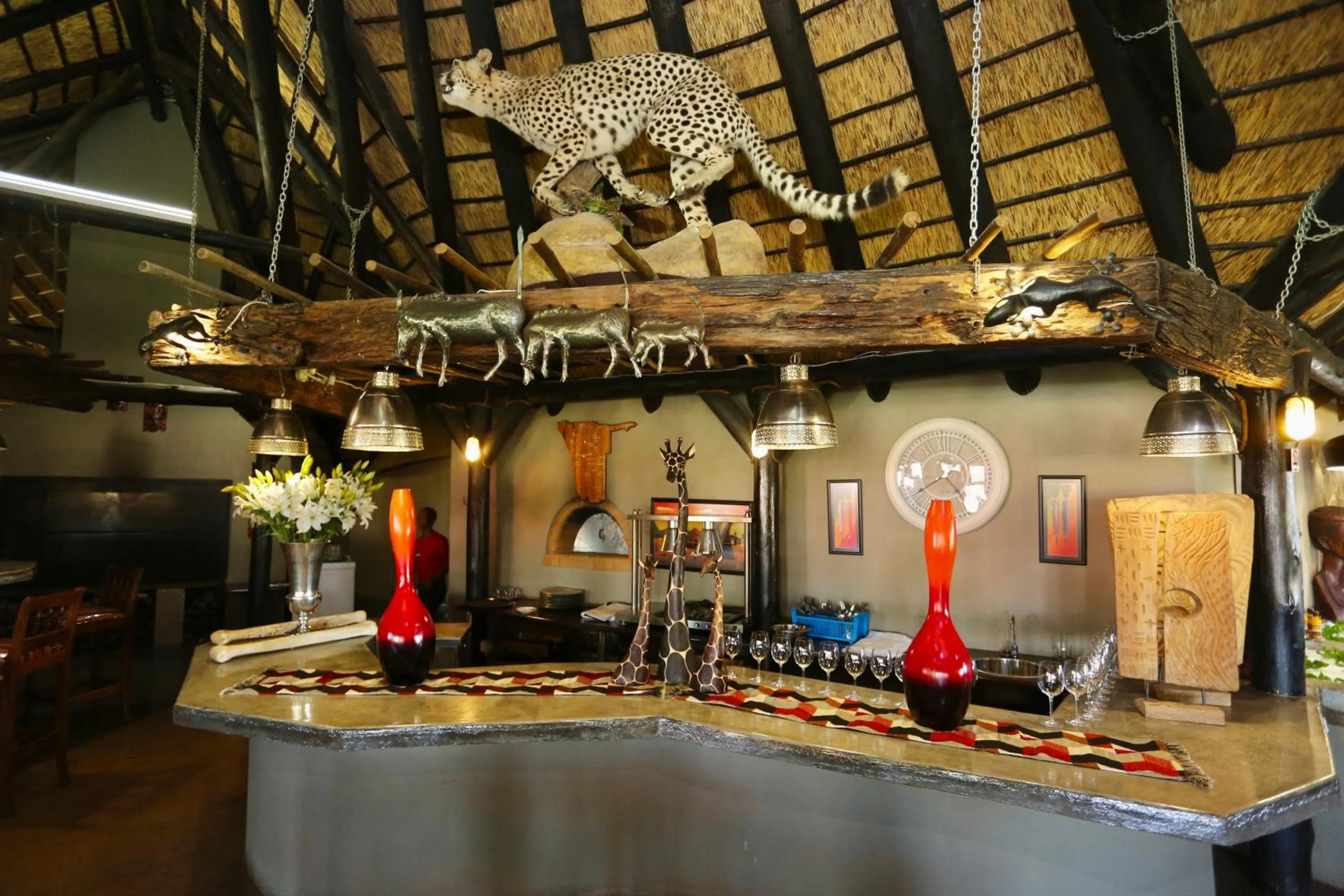 Food and drinks in Lapa Lange Game Lodge