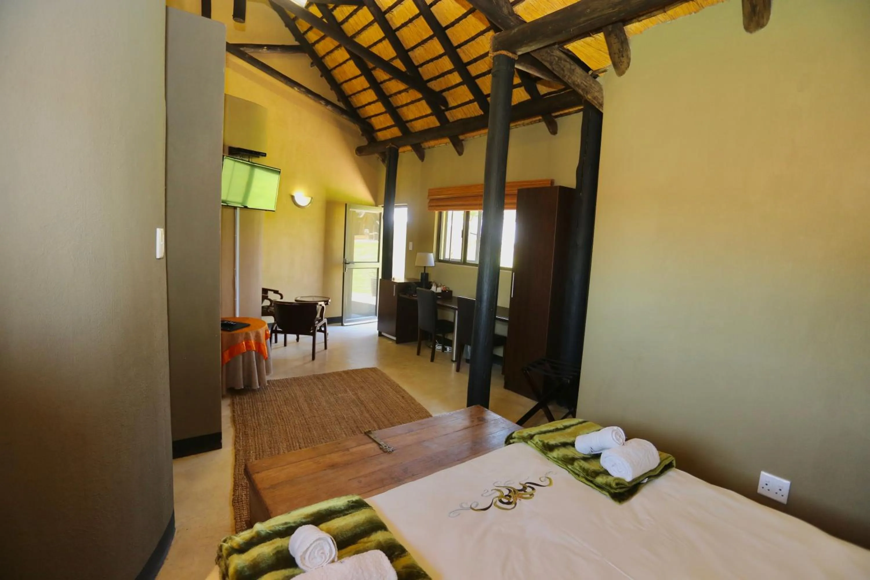 Bedroom, Bed in Lapa Lange Game Lodge