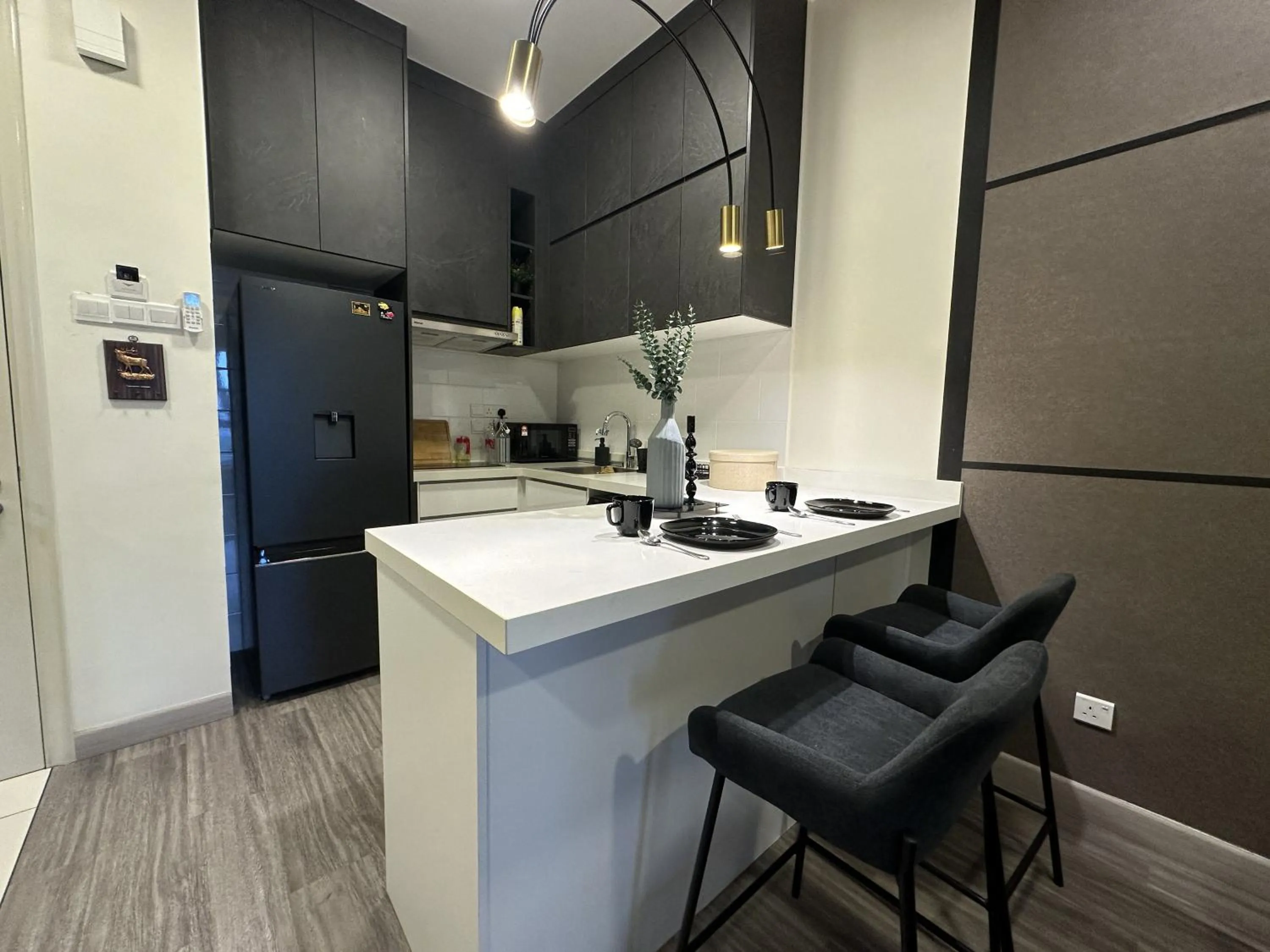 Kitchen or kitchenette in Arte Mont Kiara by Airhost