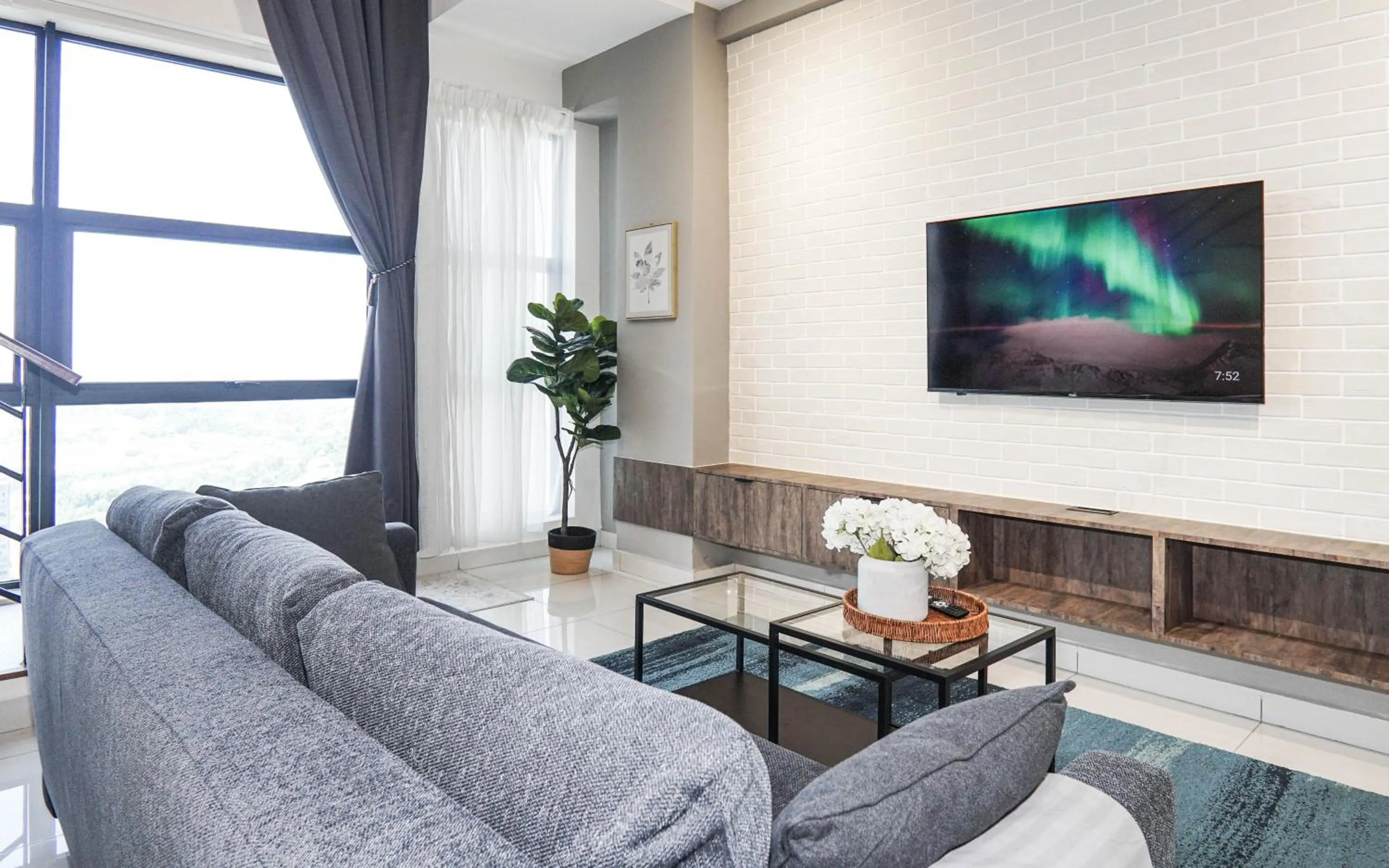 Living room in Arte Mont Kiara by Airhost