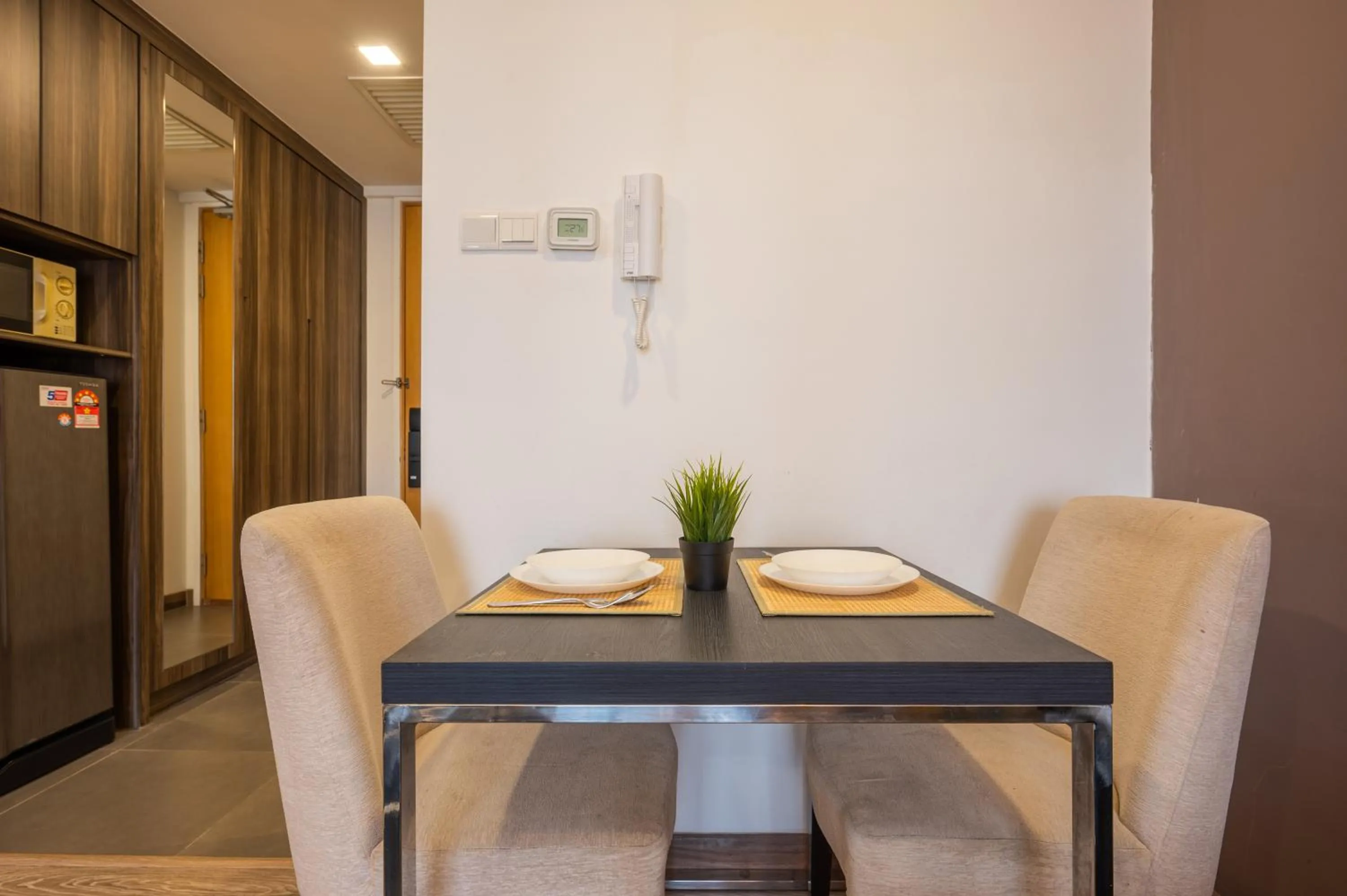 Seating area in Greystone One Bukit Ceylon