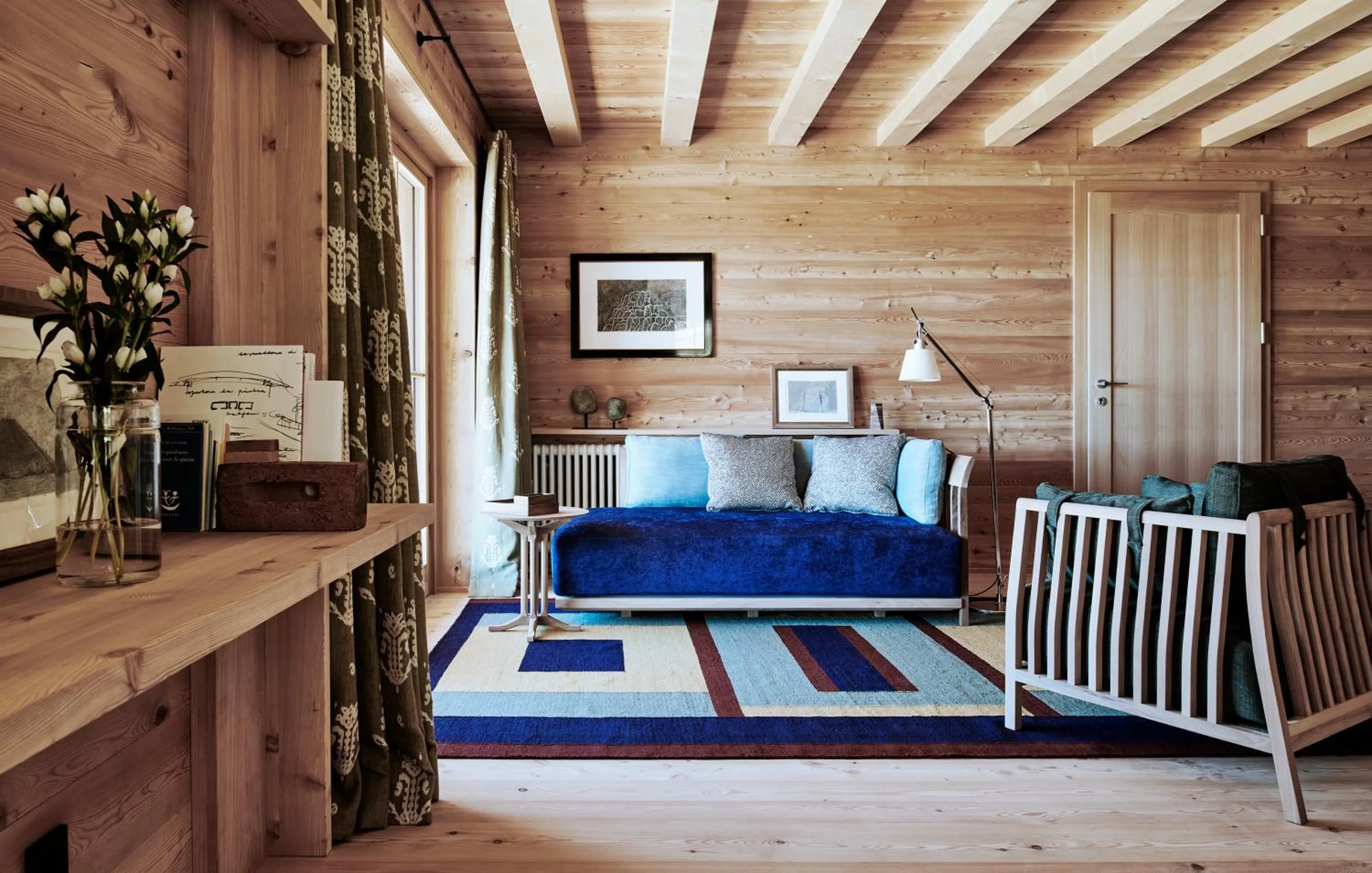 Living room, Bed in Der Zirmerhof