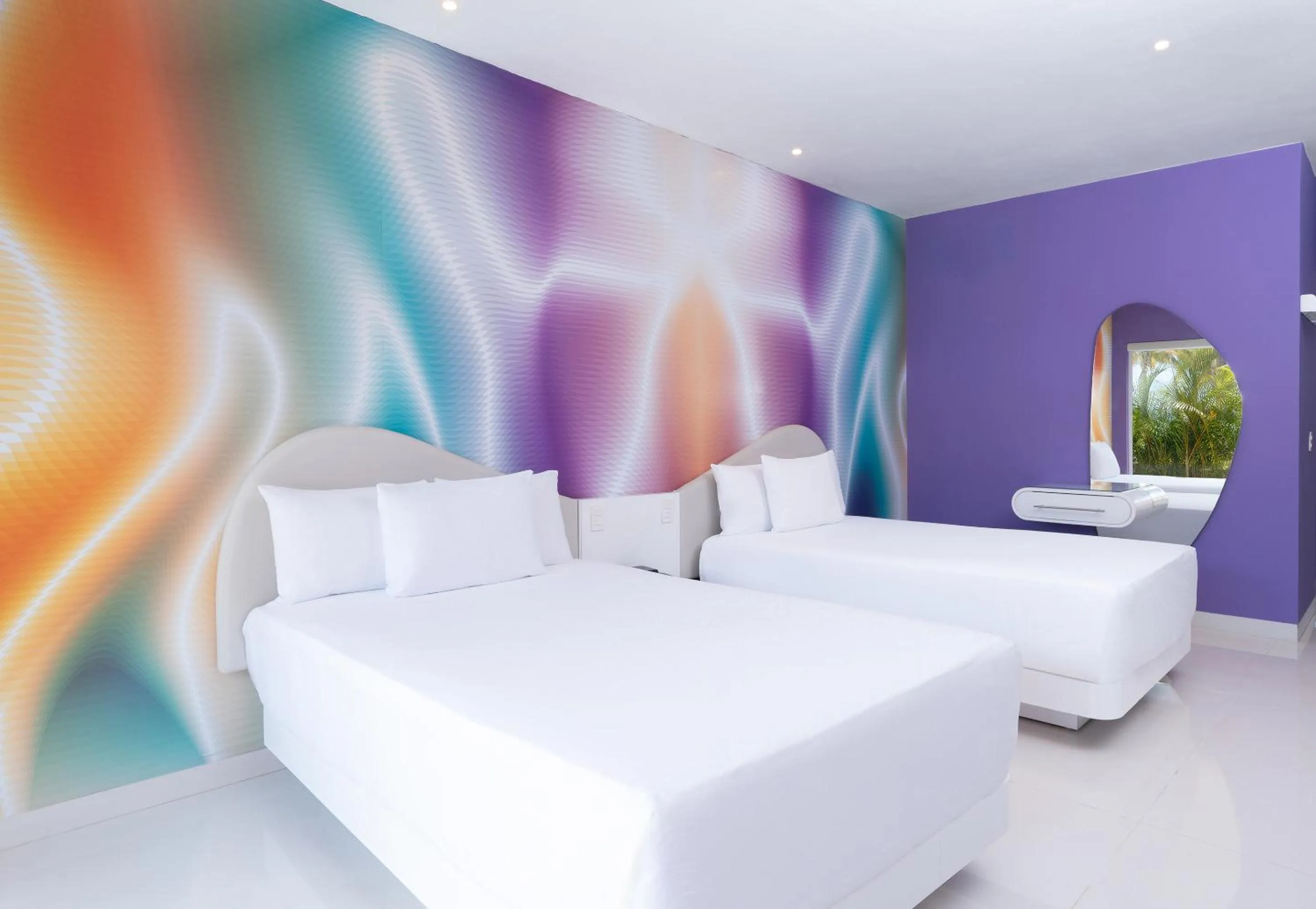 Bed in Temptation Cancun Resort - All Inclusive - Adults Only