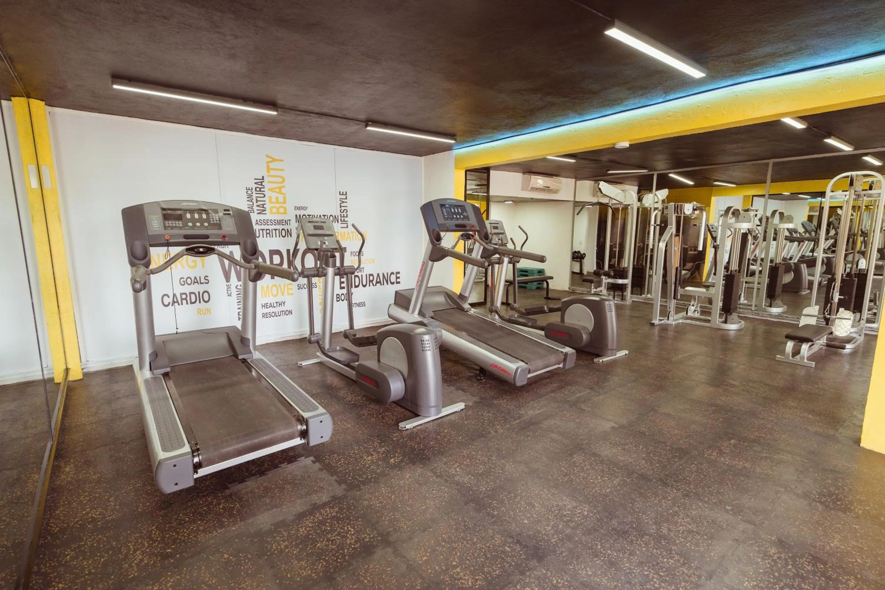 Fitness centre/facilities in All Ritmo Cancun Resort & Water Park