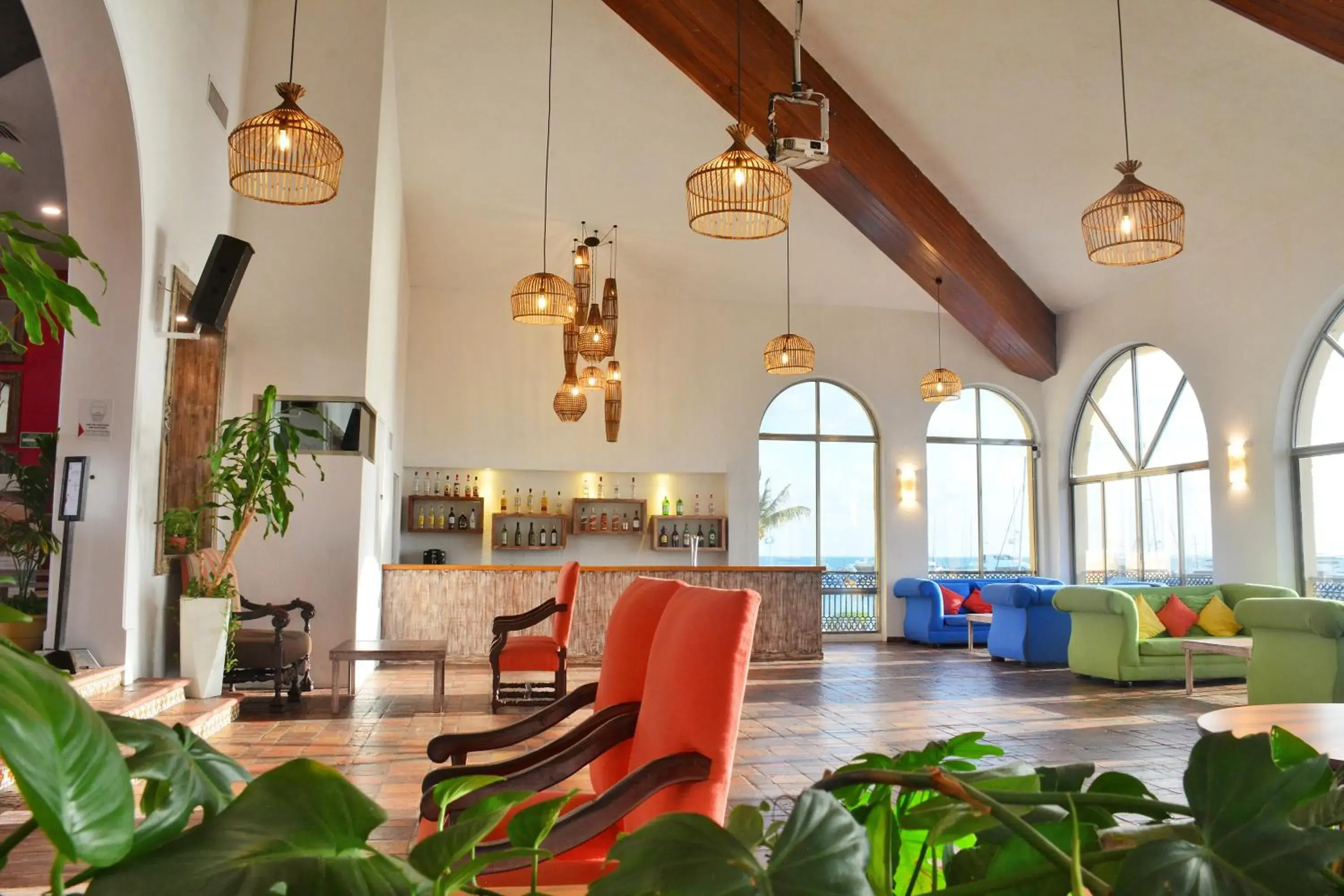 Lounge or bar in All Ritmo Cancun Resort & Water Park Lounge or bar in All Ritmo Cancun Resort & Water Park