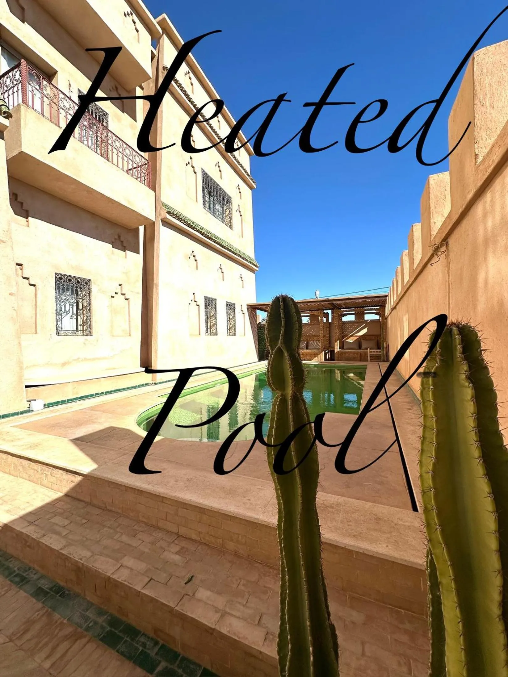 Swimming pool in Desert Villa Boutique Hotel Merzouga