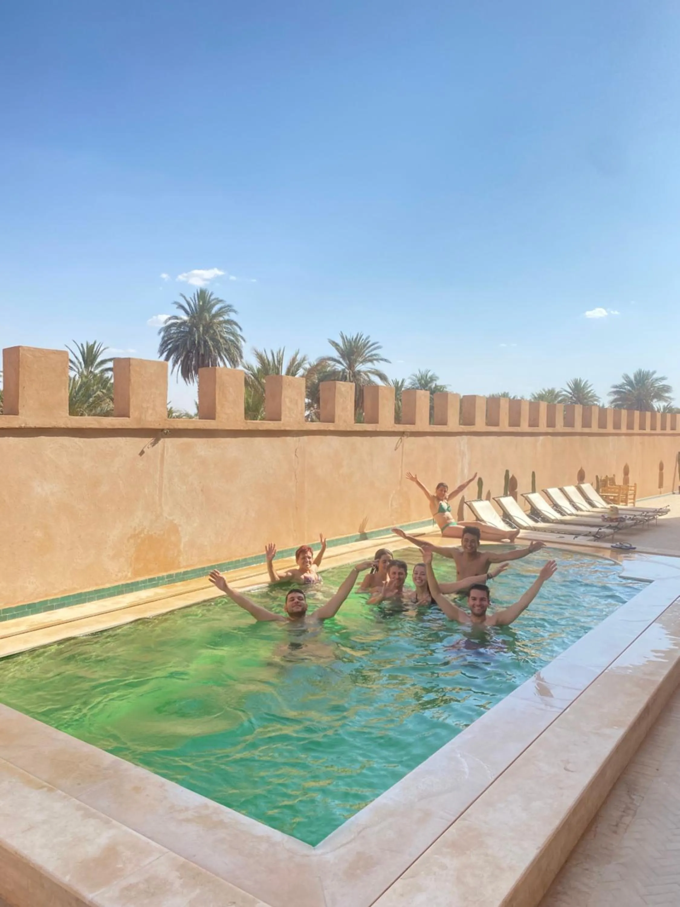 Swimming pool in Desert Villa Boutique Hotel Merzouga
