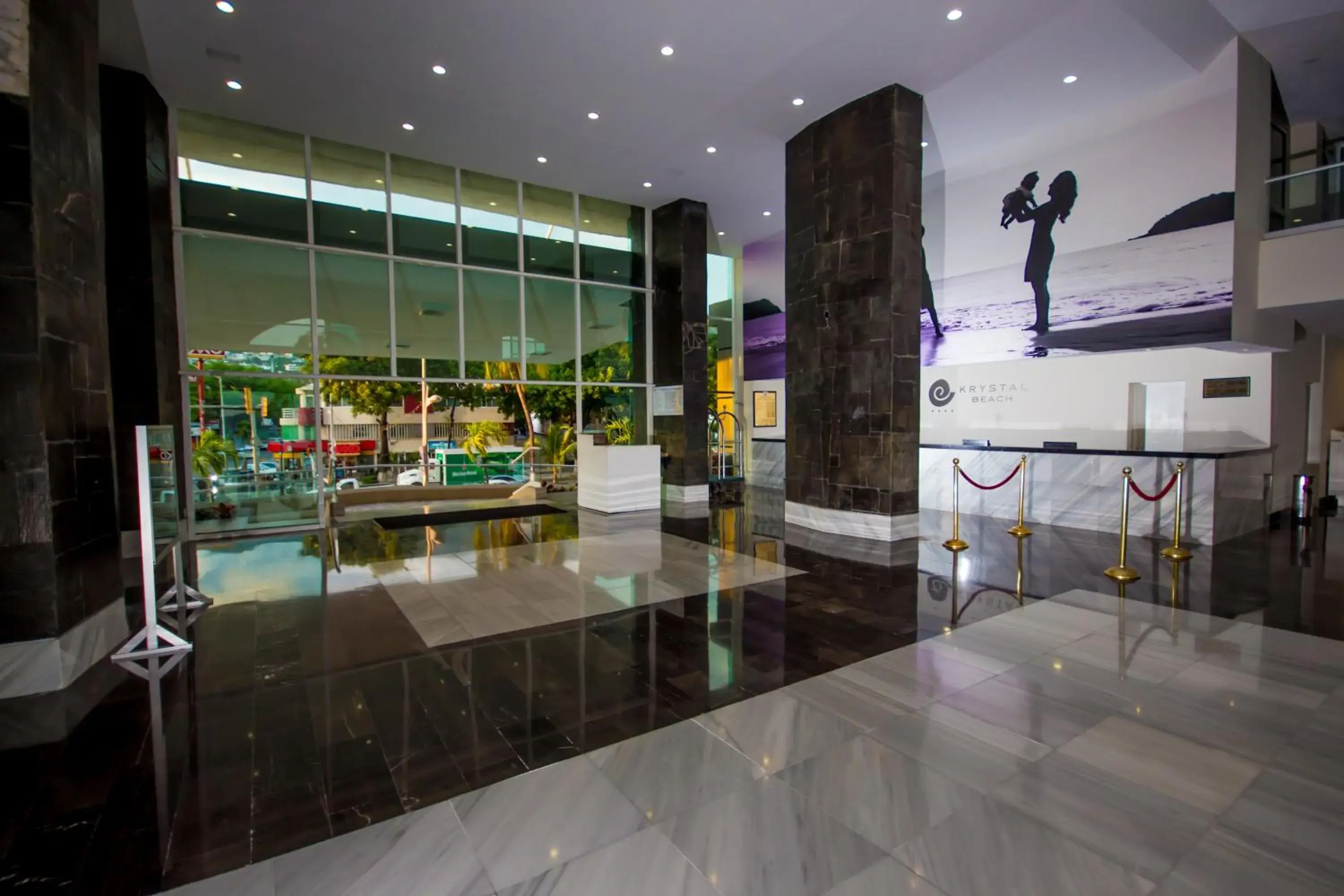 Lobby or reception in Krystal Beach Acapulco Lobby or reception in Krystal Beach Acapulco