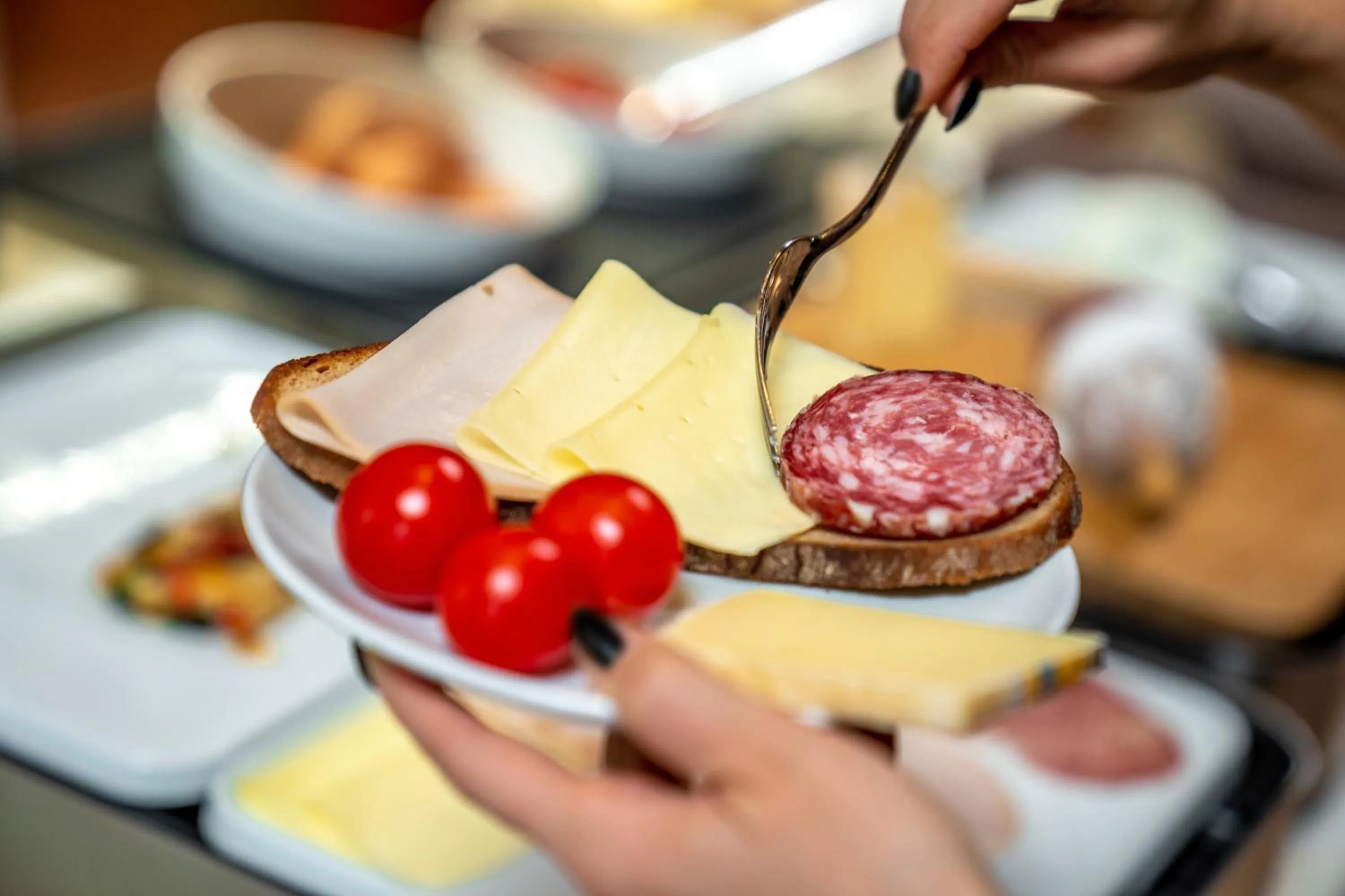 Food close-up in Hotel Diana