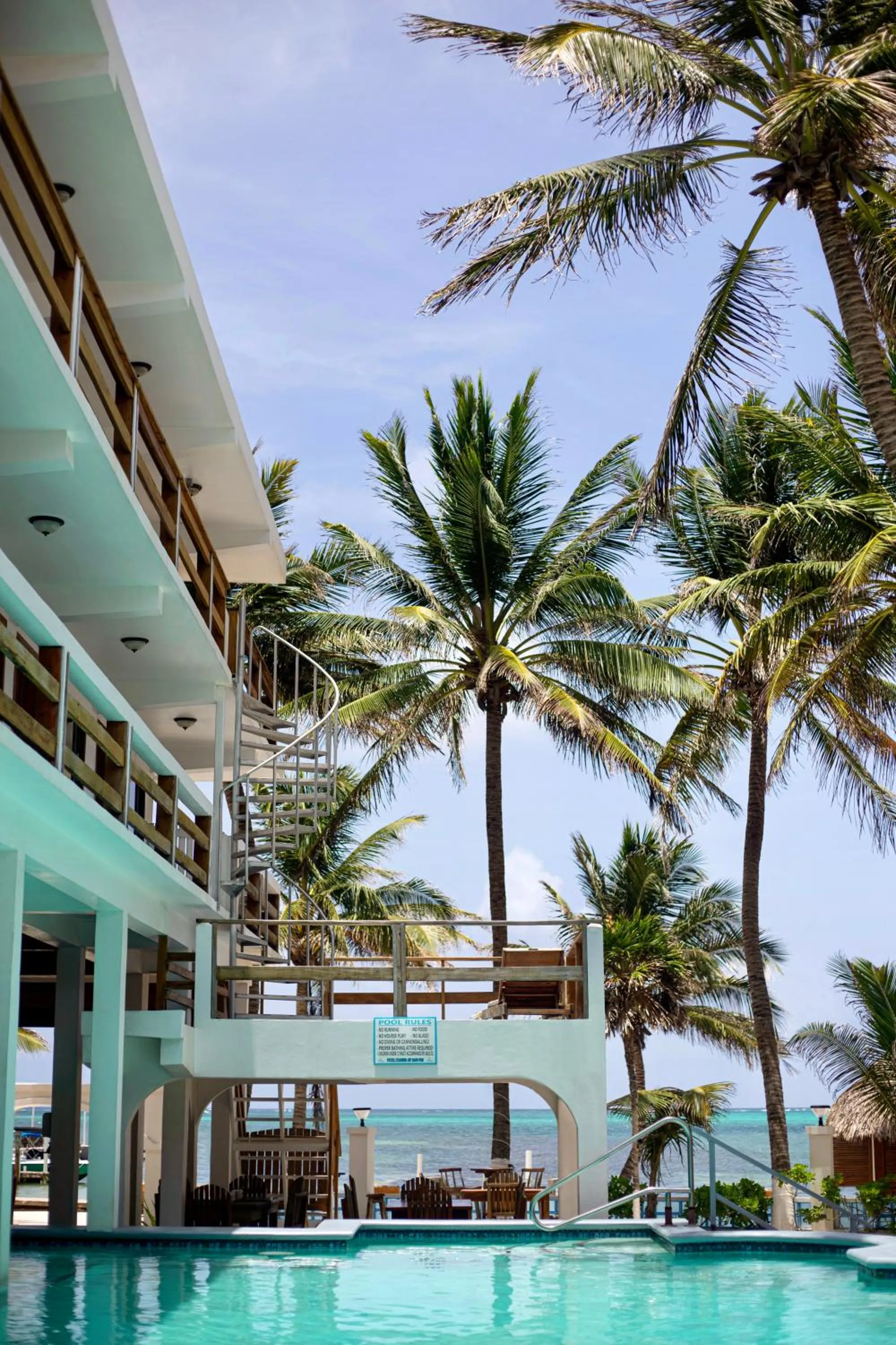 Pool view in Corona del Mar