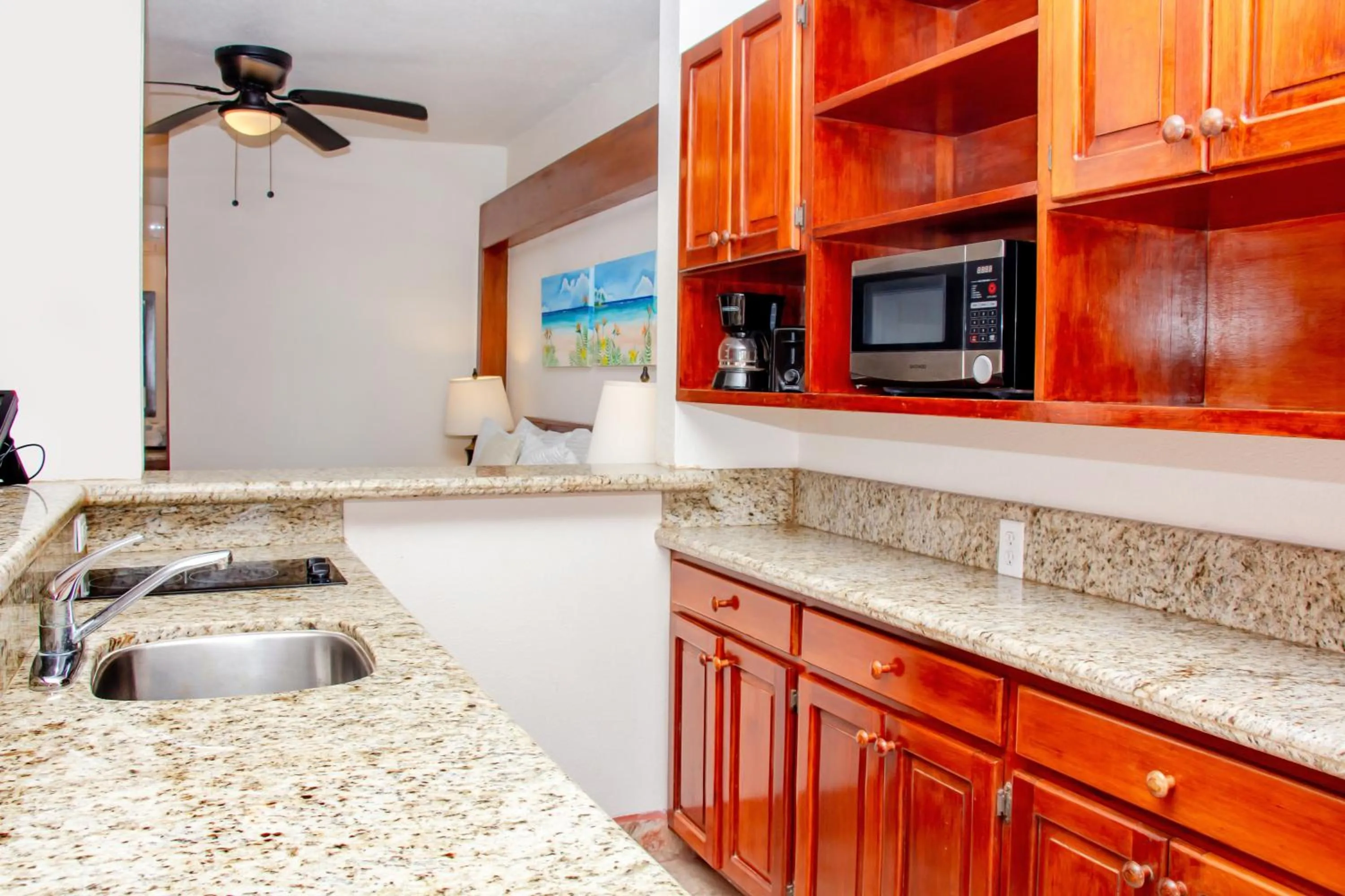 Kitchen or kitchenette in Mayan Princess Hotel