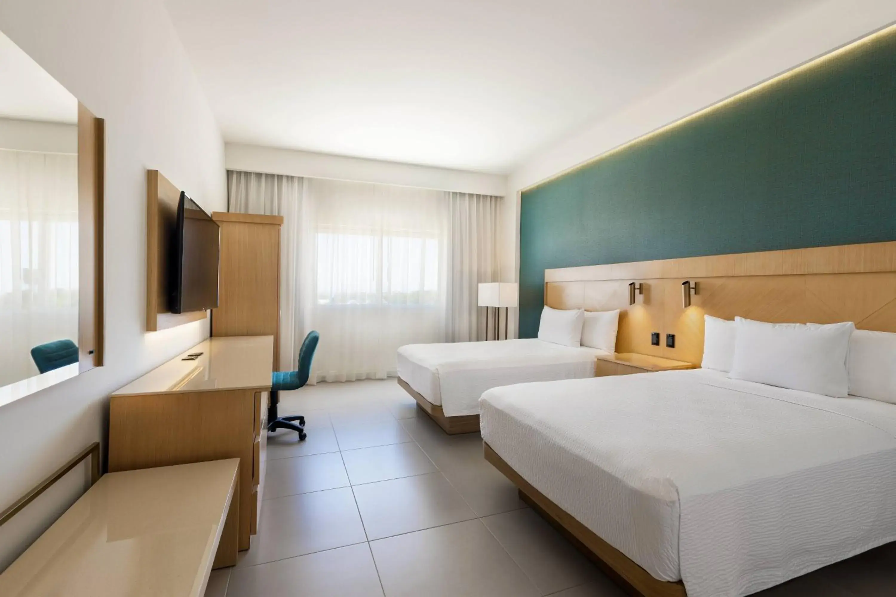 Standard Room with Two Double Beds and Airport Transfer in Courtyard by Marriott Cancun Airport Standard Room with Two Double Beds and Airport Transfer in Courtyard by Marriott Cancun Airport