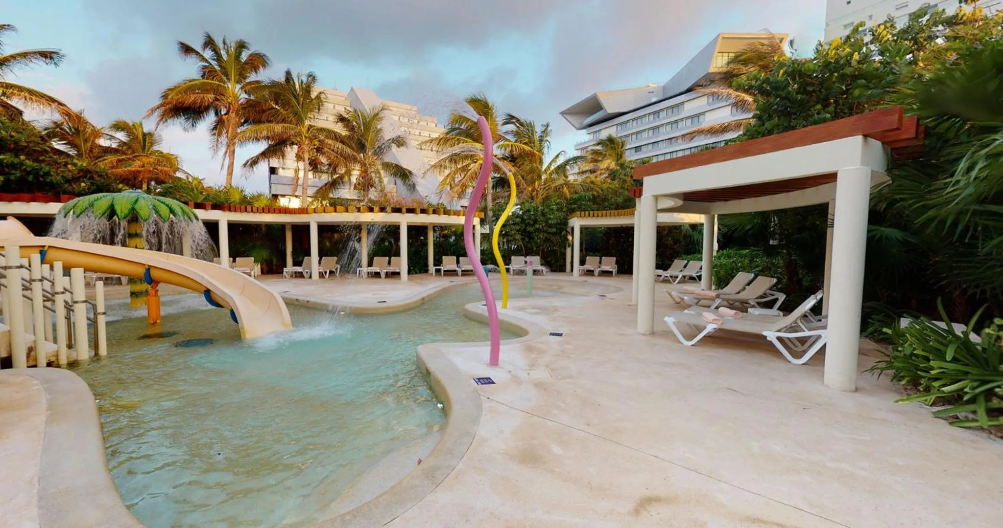 Children play ground in Park Royal Beach Cancun - All Inclusive