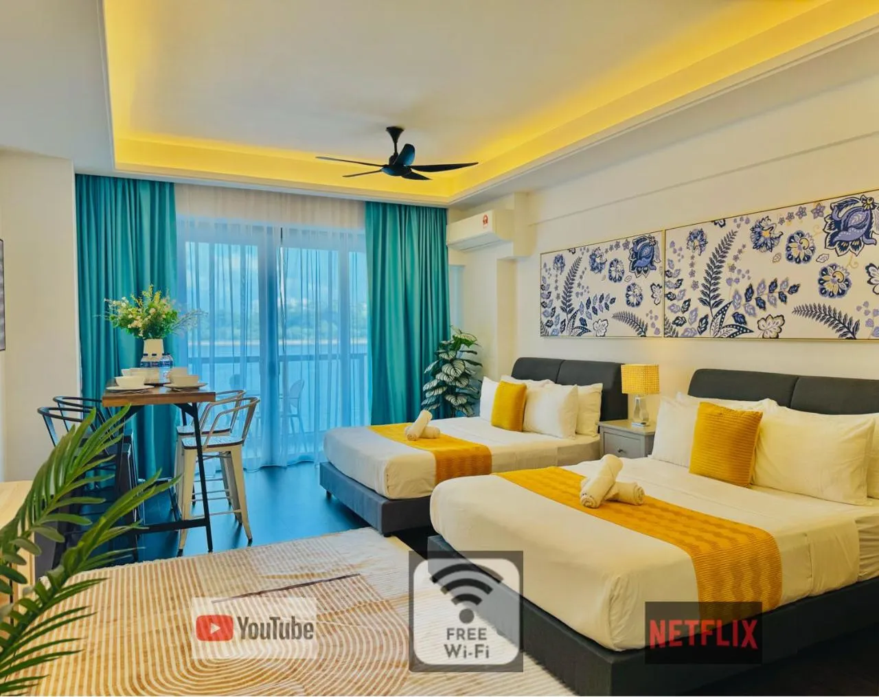 Bed in R&F PRINCESS COVE BY HOMEFORT SUITES