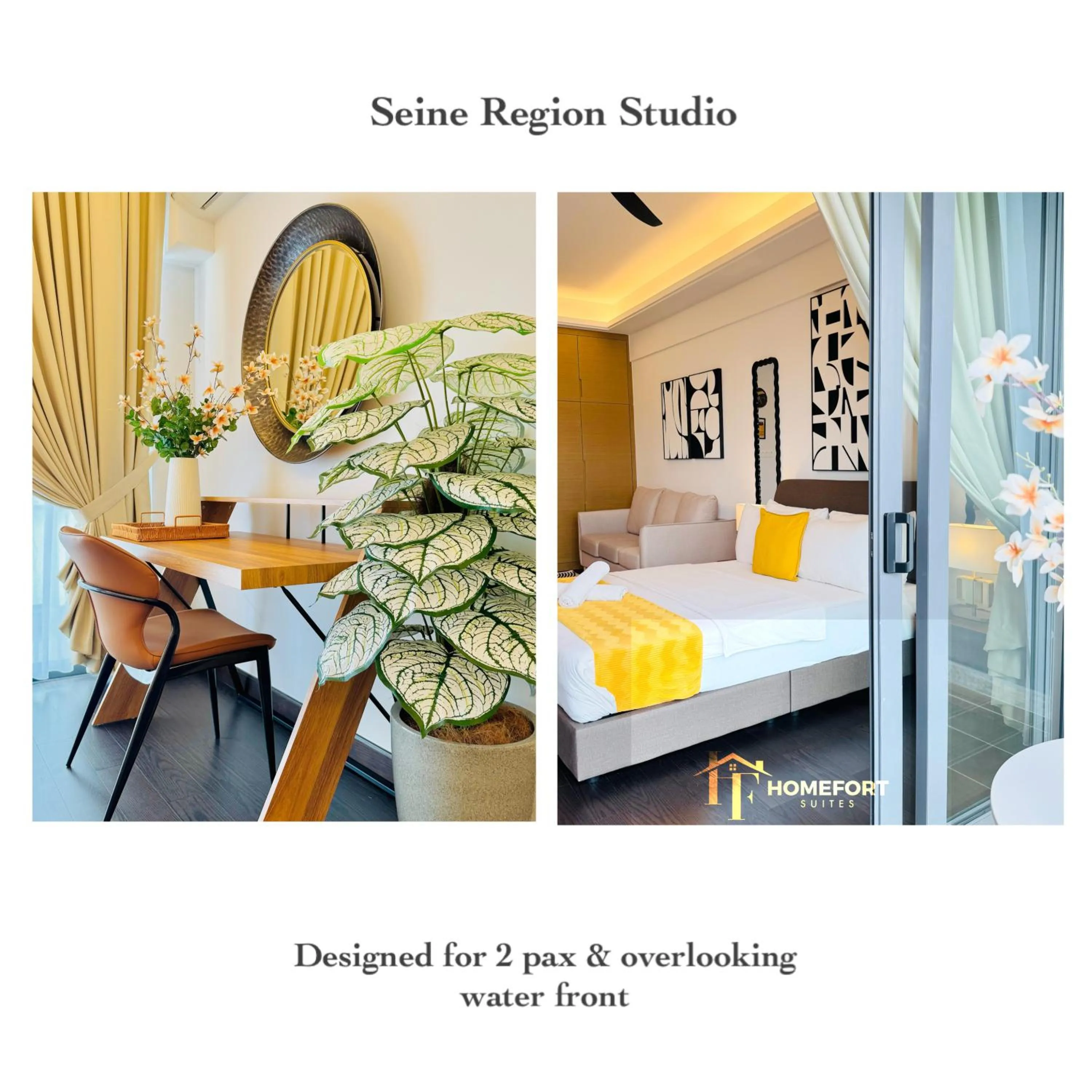 Bed in R&F PRINCESS COVE BY HOMEFORT SUITES