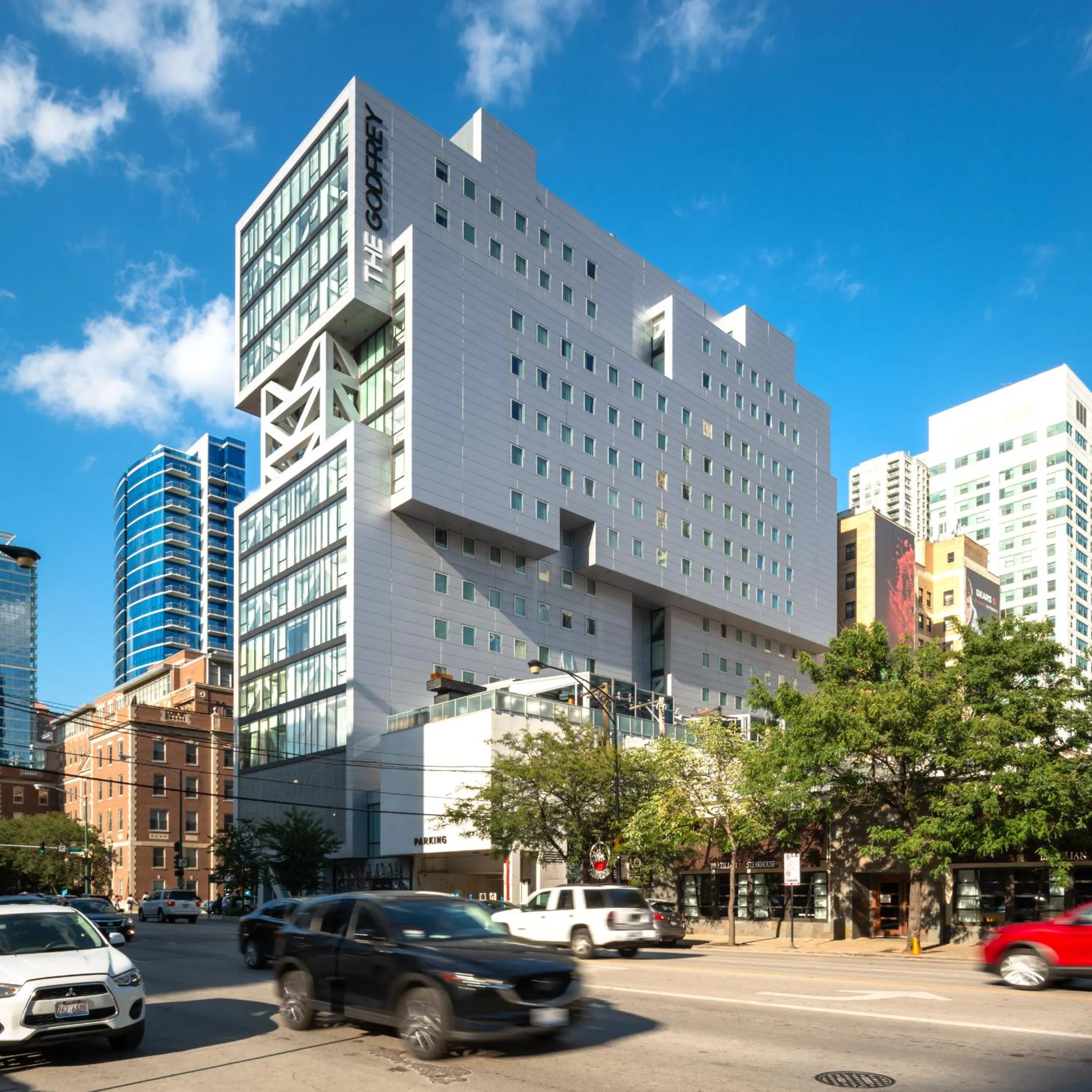 Property building in Godfrey Hotel Chicago