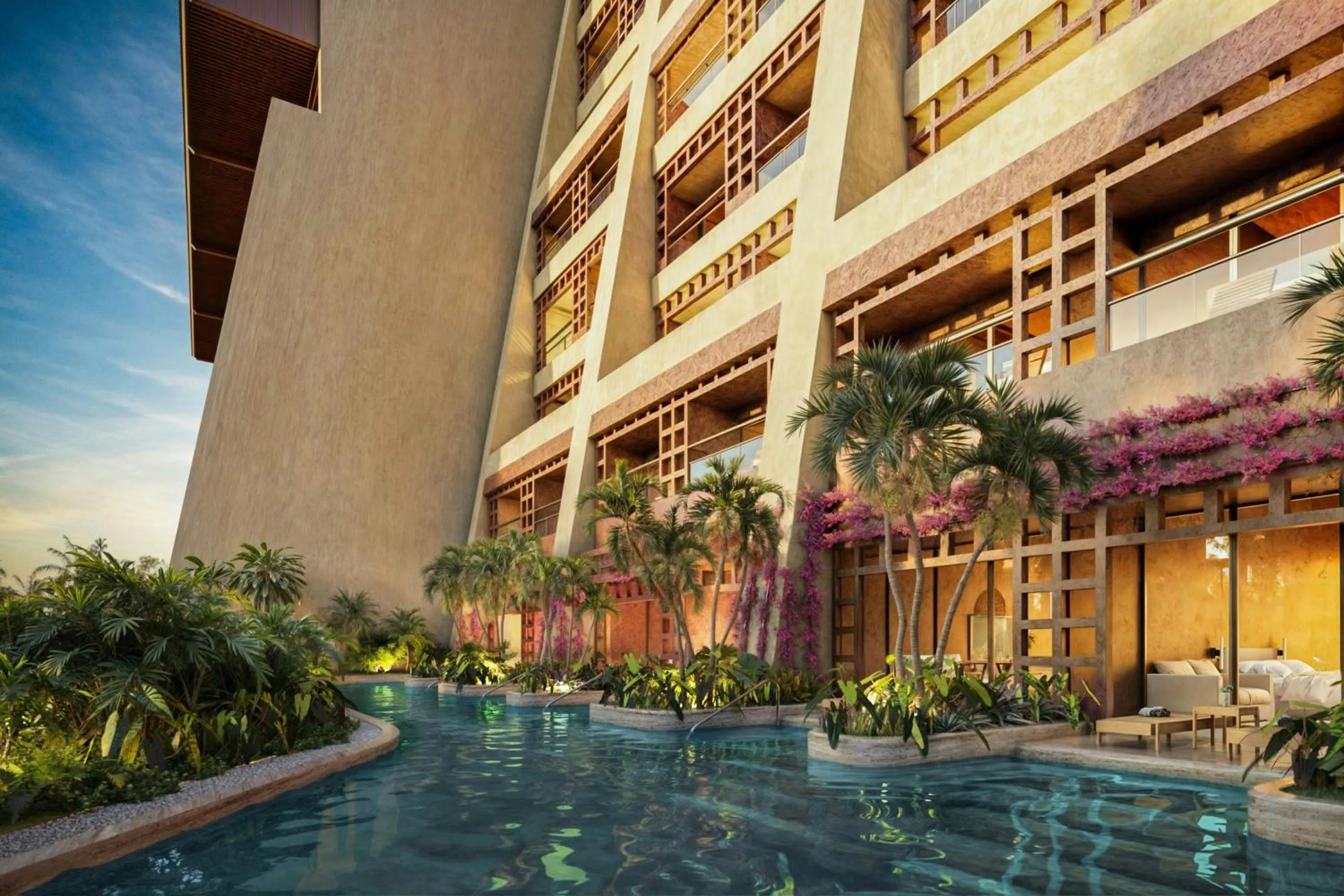 Pool view in The Westin Resort & Spa, Puerto Vallarta