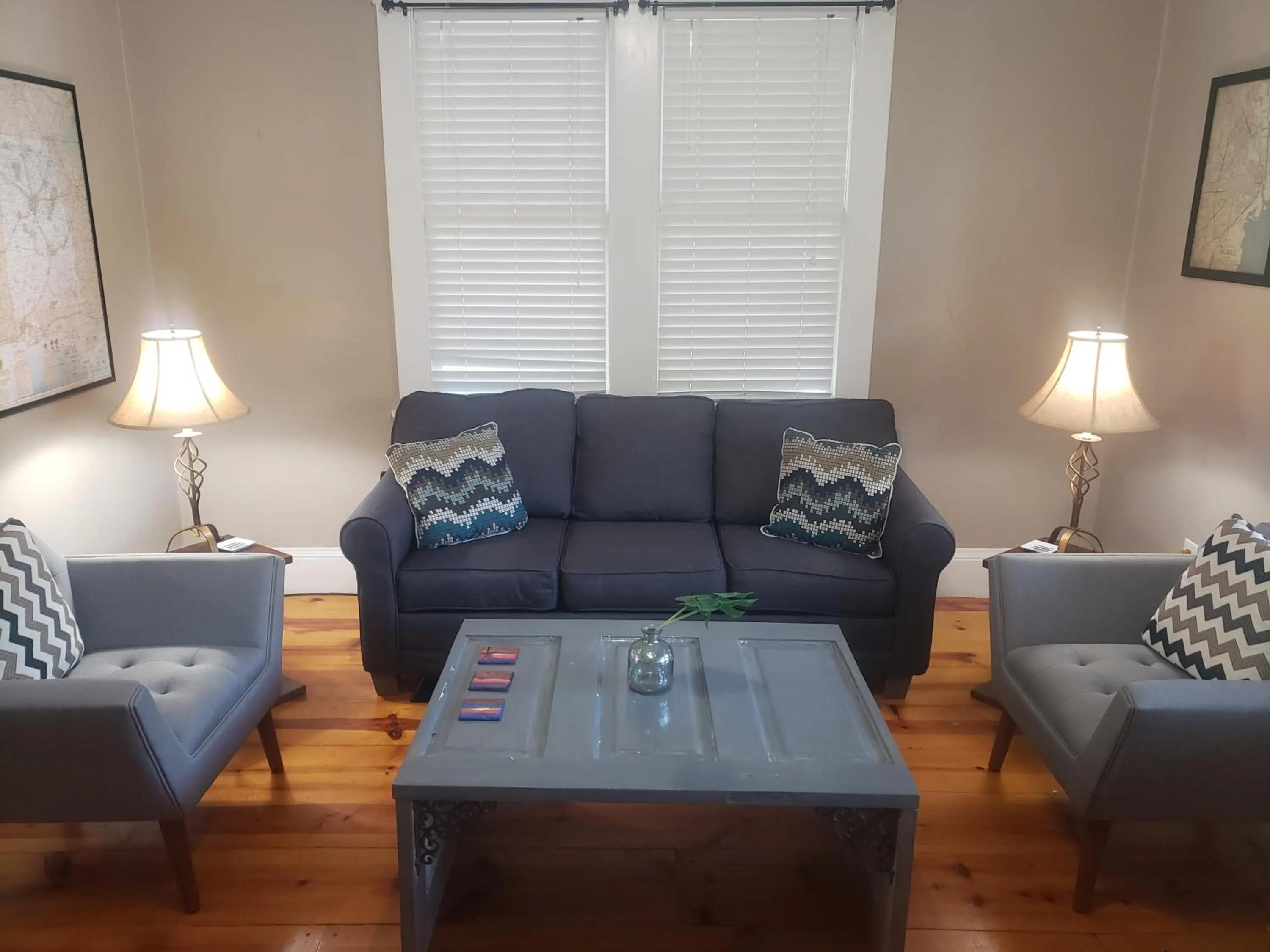 Living room in The Lafayette House