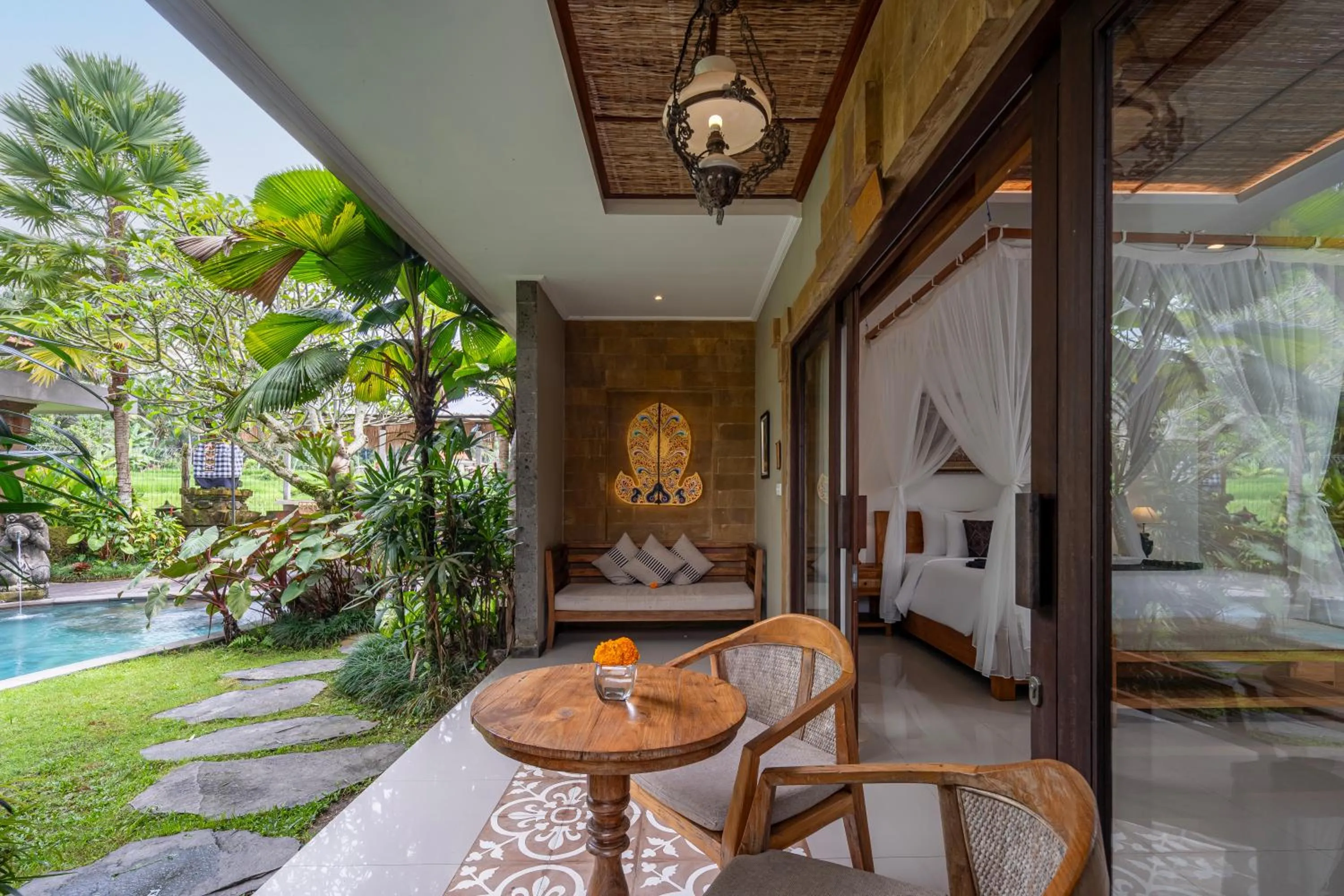 Balcony/Terrace in Govala Ubud Villas & SPA