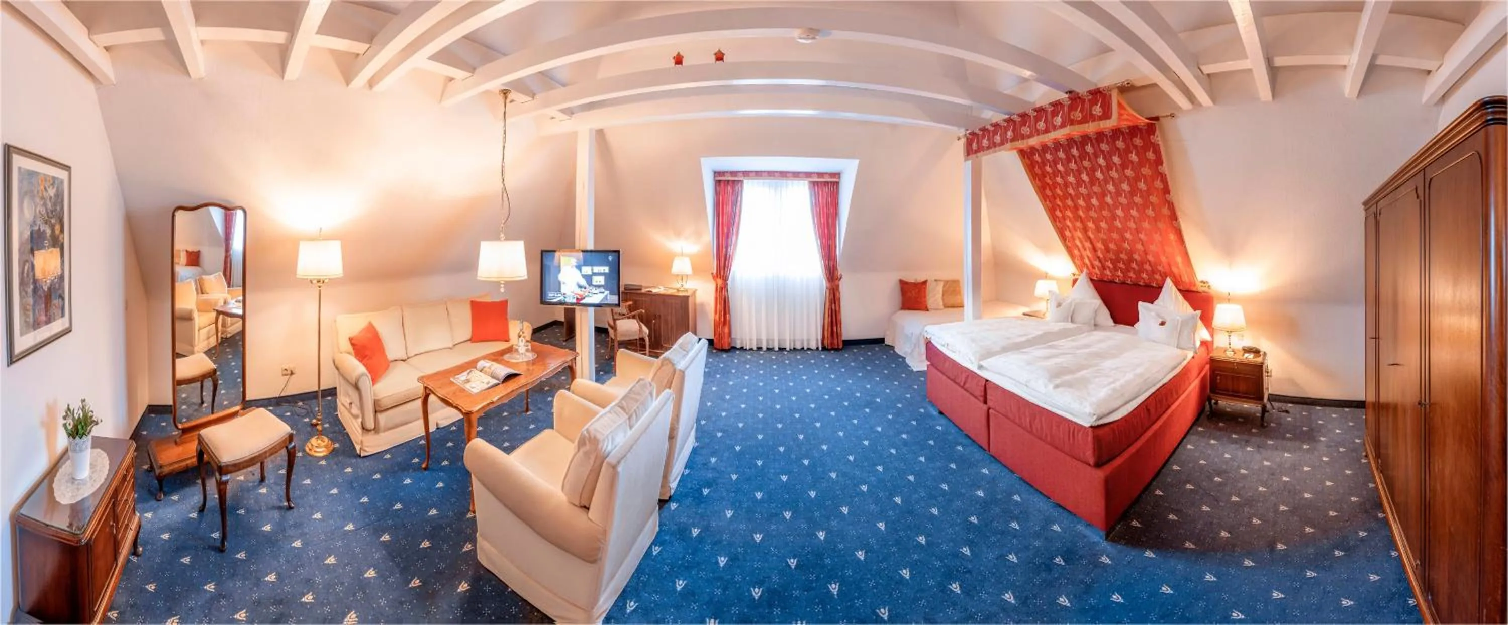 Photo of the whole room, Bed in Hotel Adler Post