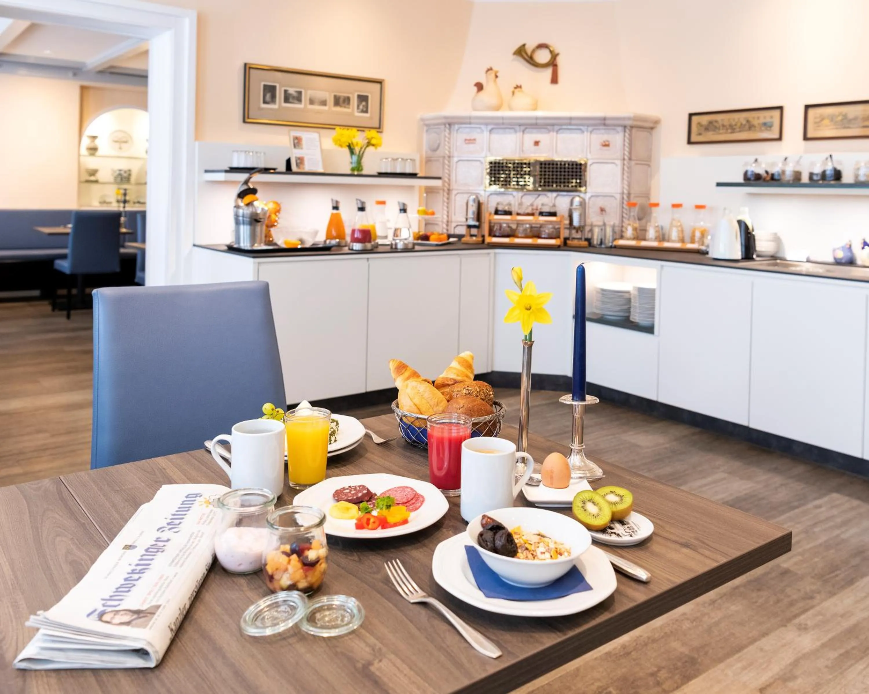 Breakfast in Hotel Adler Post