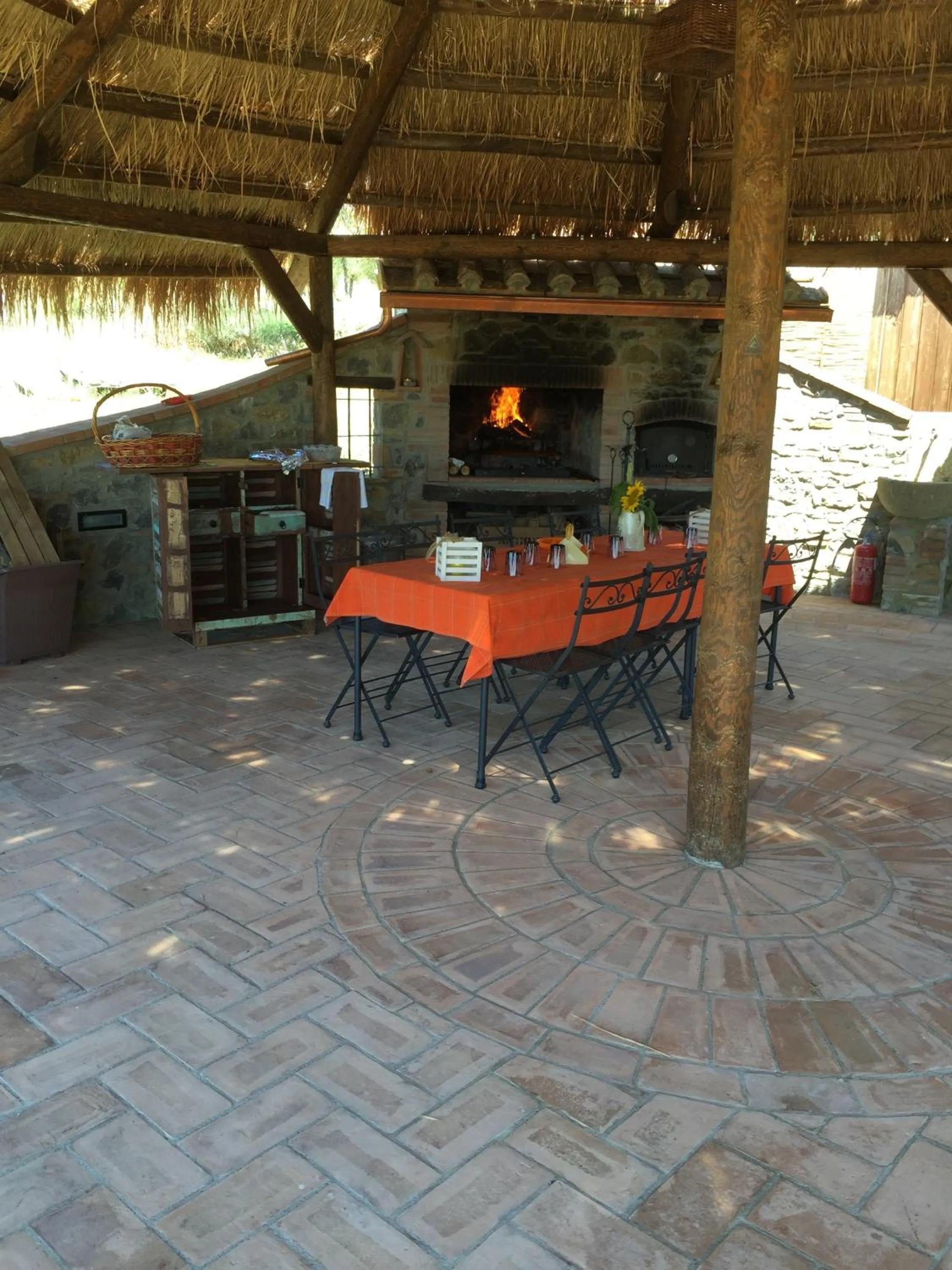 BBQ facilities in Azienda Agrituristica I Tre Casali