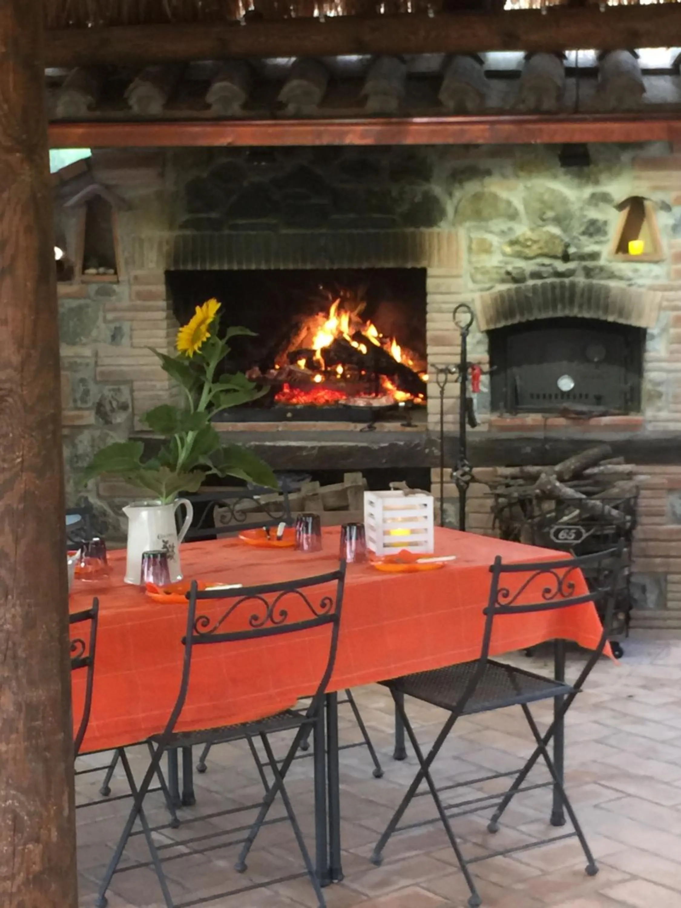 BBQ facilities in Azienda Agrituristica I Tre Casali