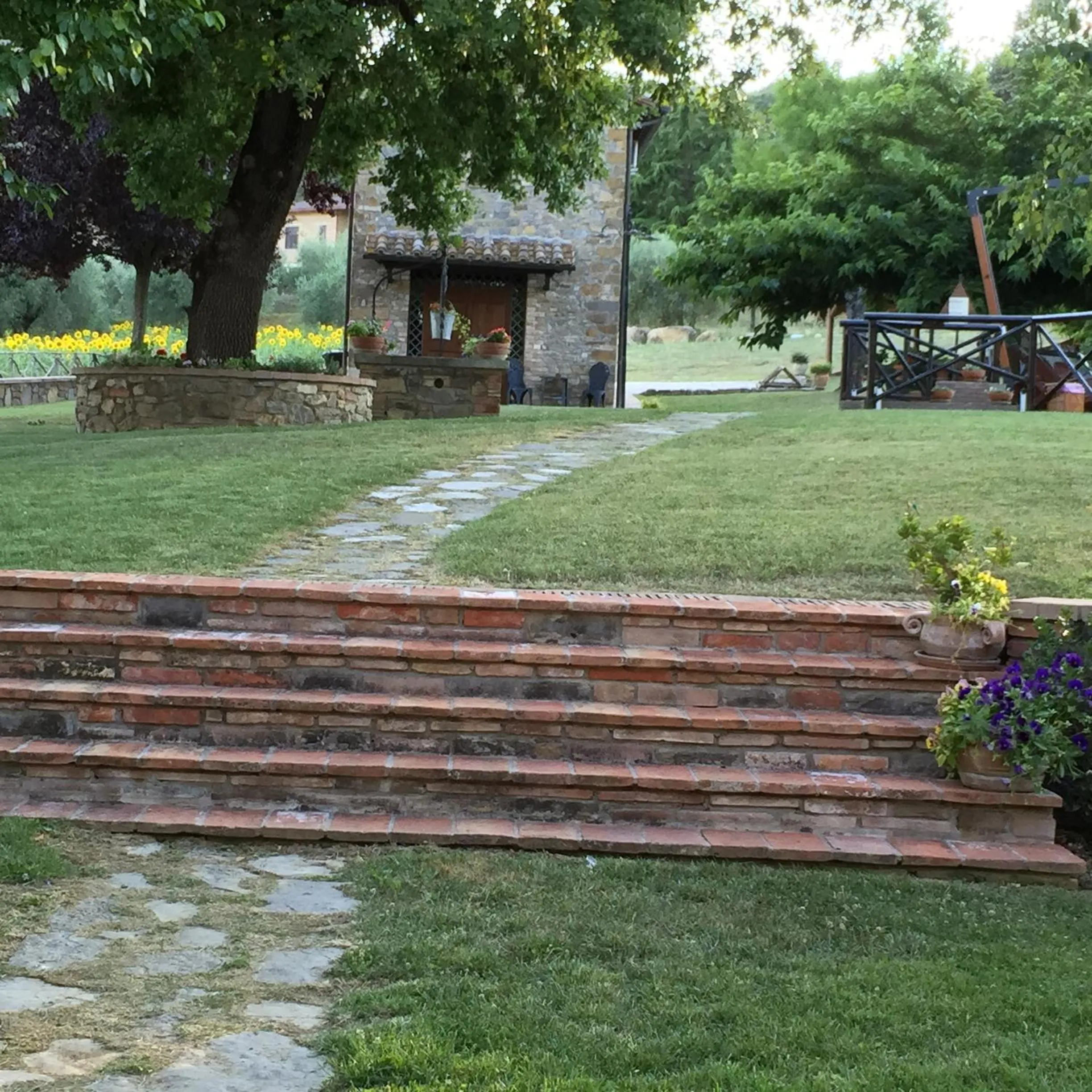 Garden view in Azienda Agrituristica I Tre Casali