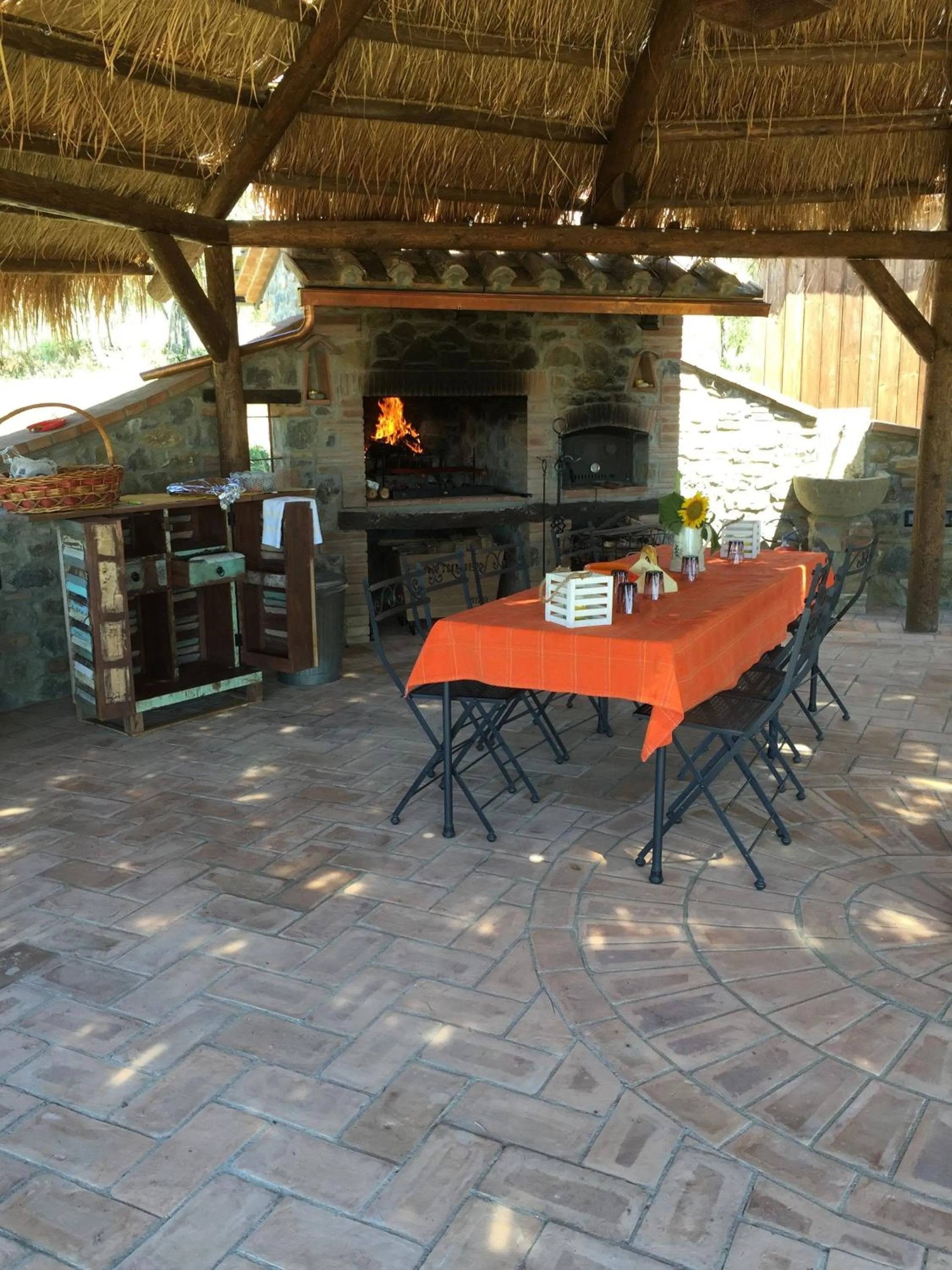 BBQ facilities in Azienda Agrituristica I Tre Casali