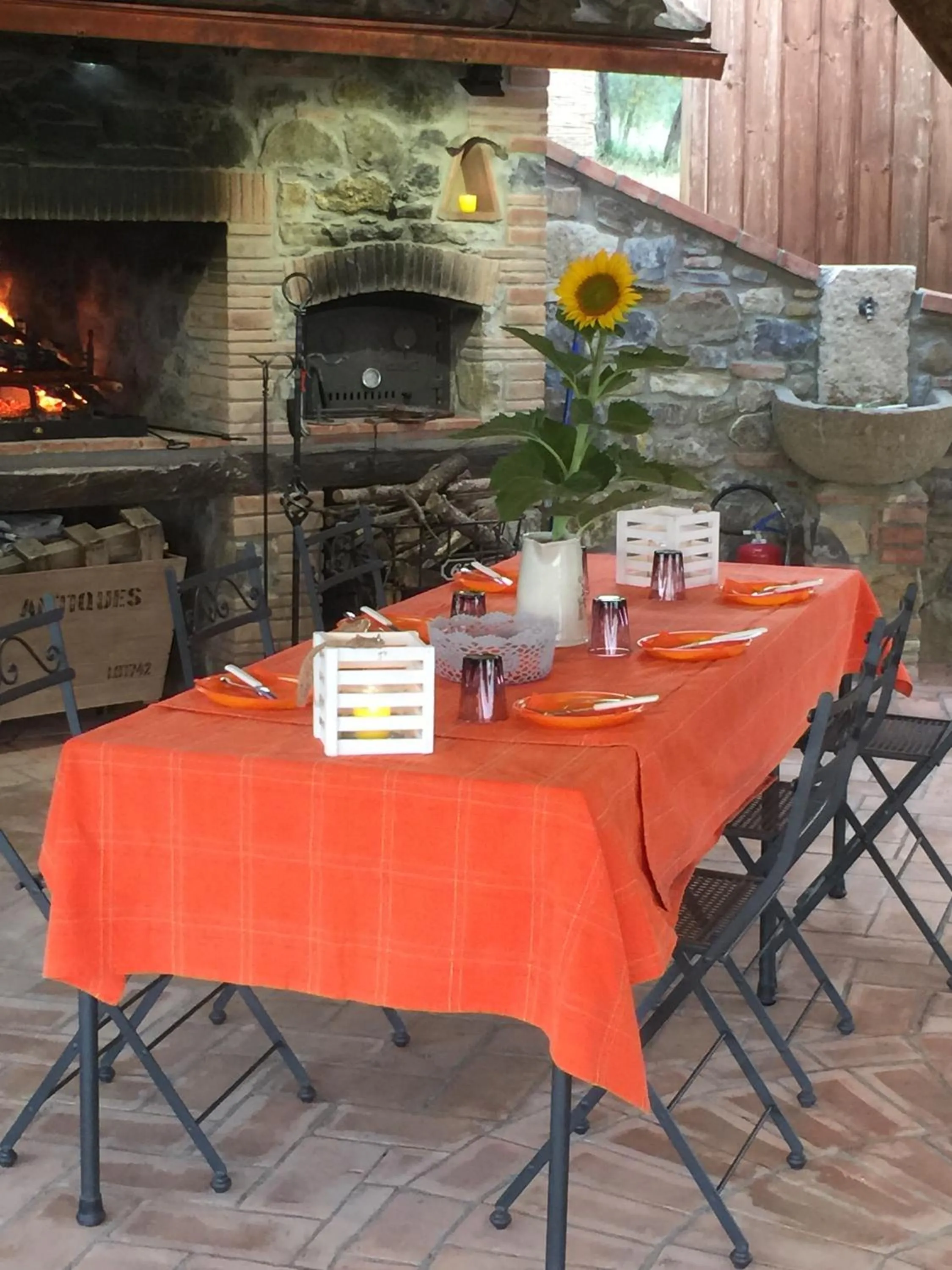 BBQ facilities in Azienda Agrituristica I Tre Casali