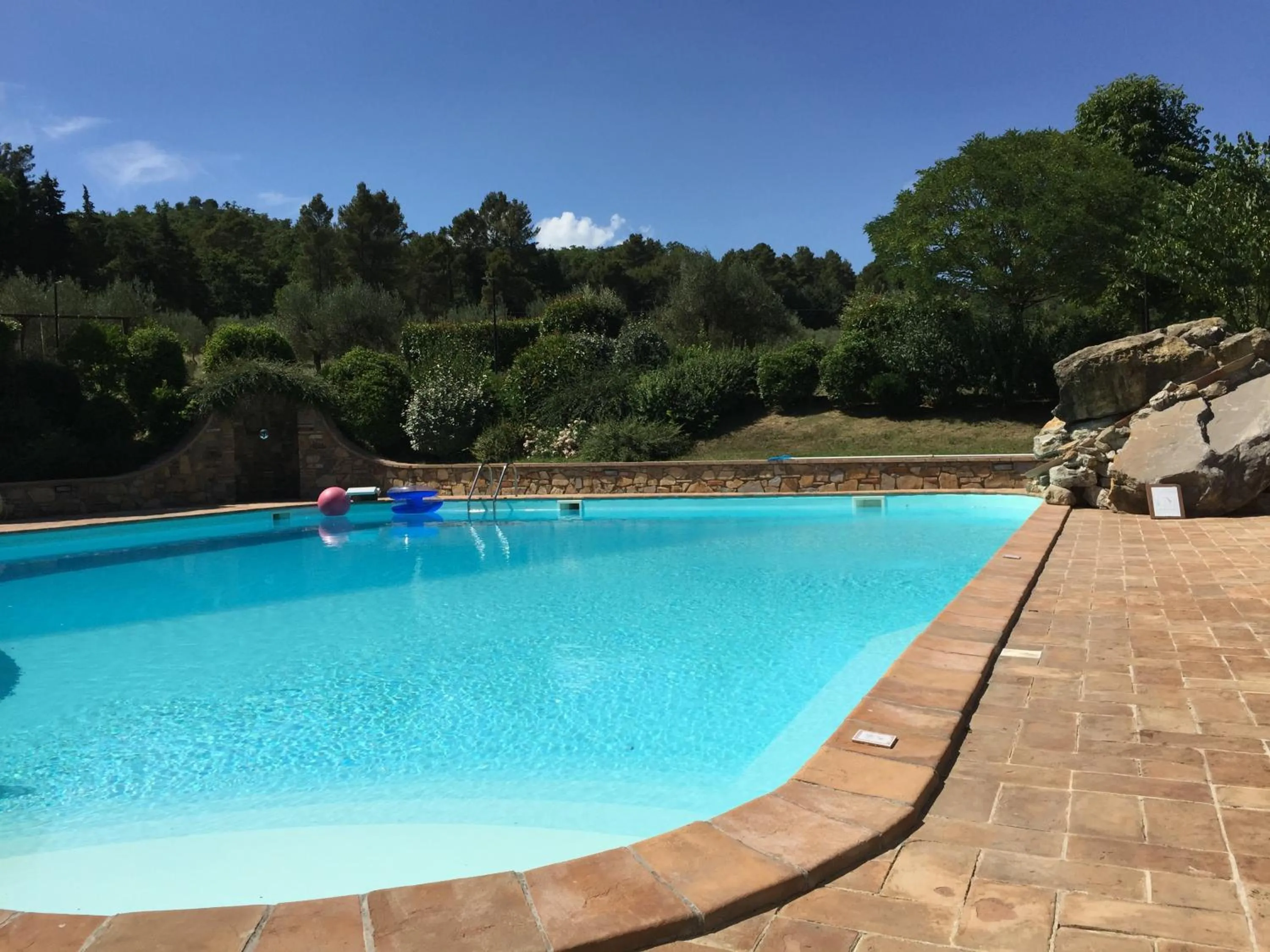 Pool view in Azienda Agrituristica I Tre Casali