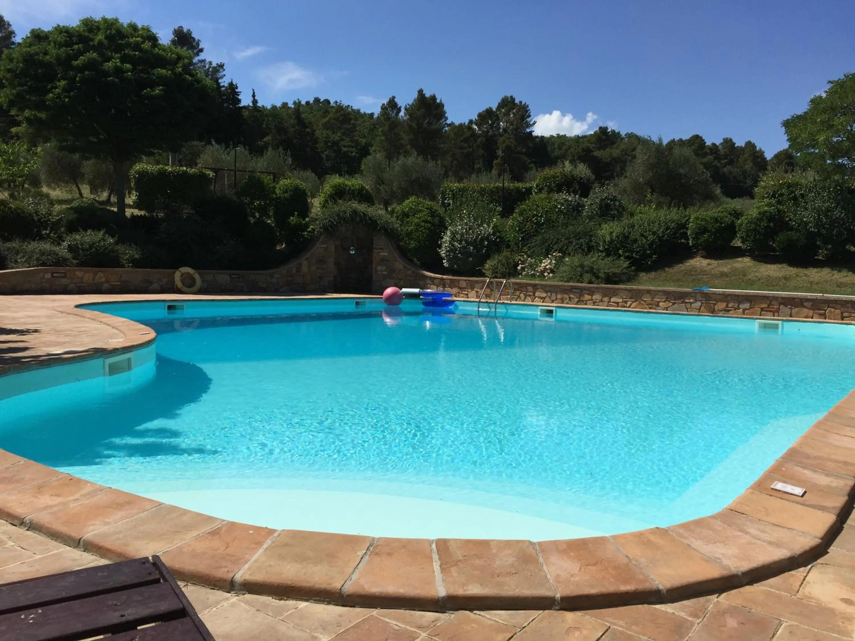 Pool view in Azienda Agrituristica I Tre Casali