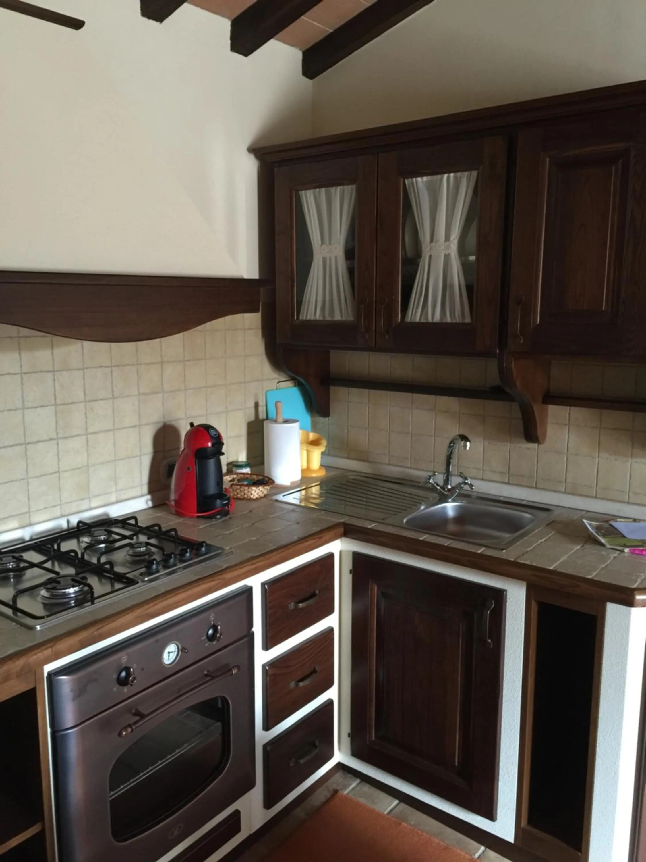 Kitchen or kitchenette in Azienda Agrituristica I Tre Casali