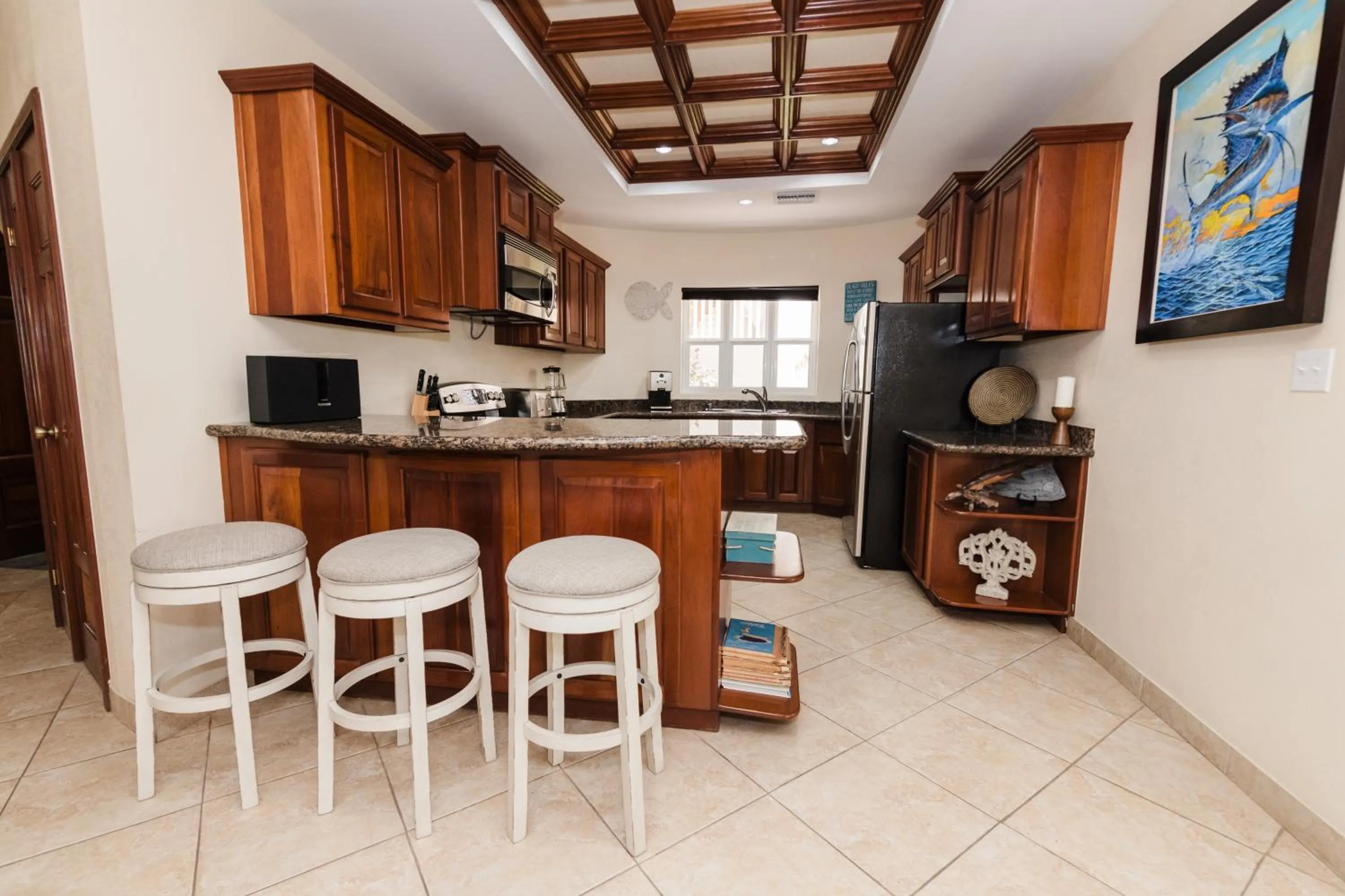 kitchen in Grand Caribe Belize