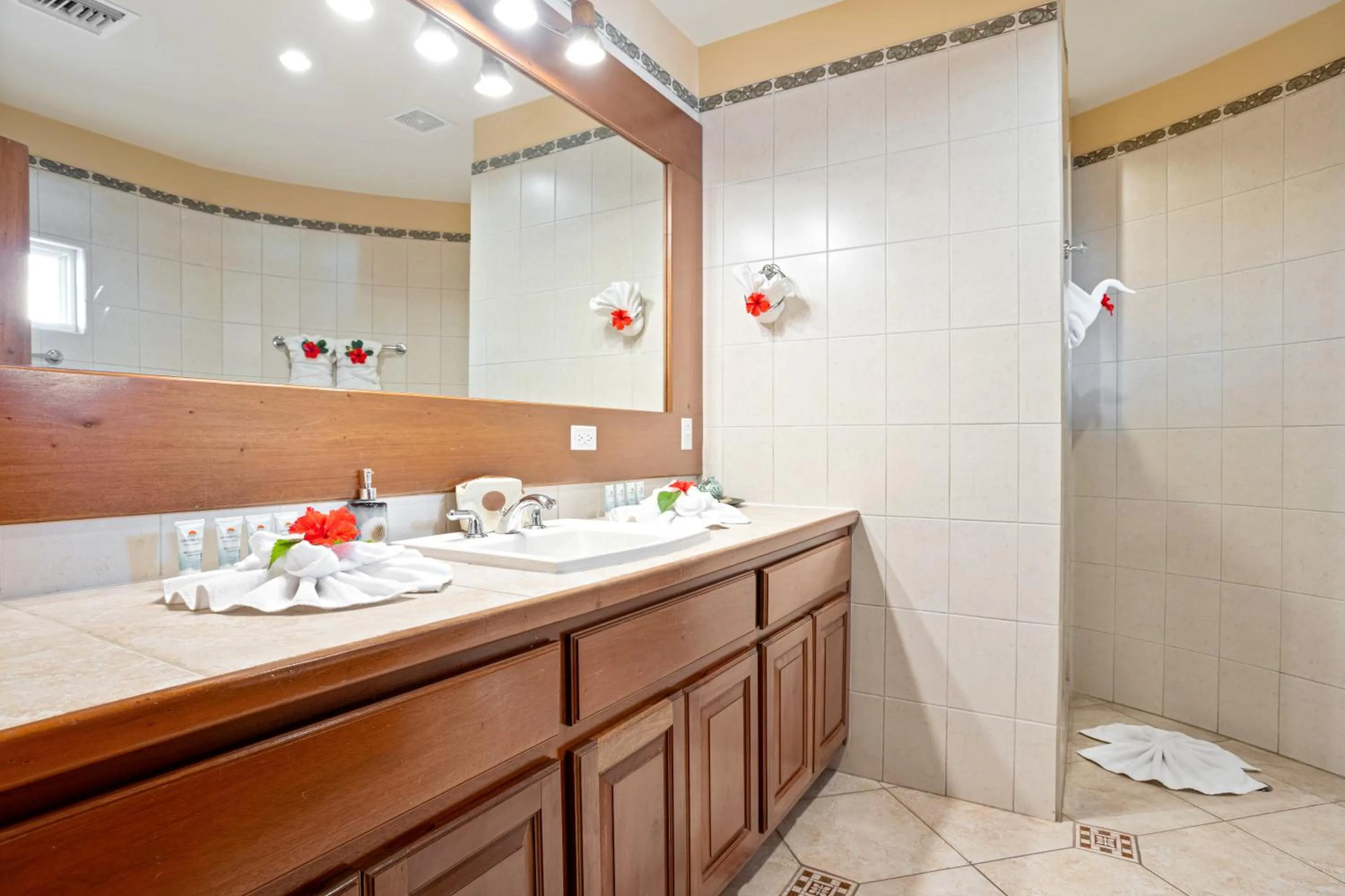 Bathroom in Grand Caribe Belize