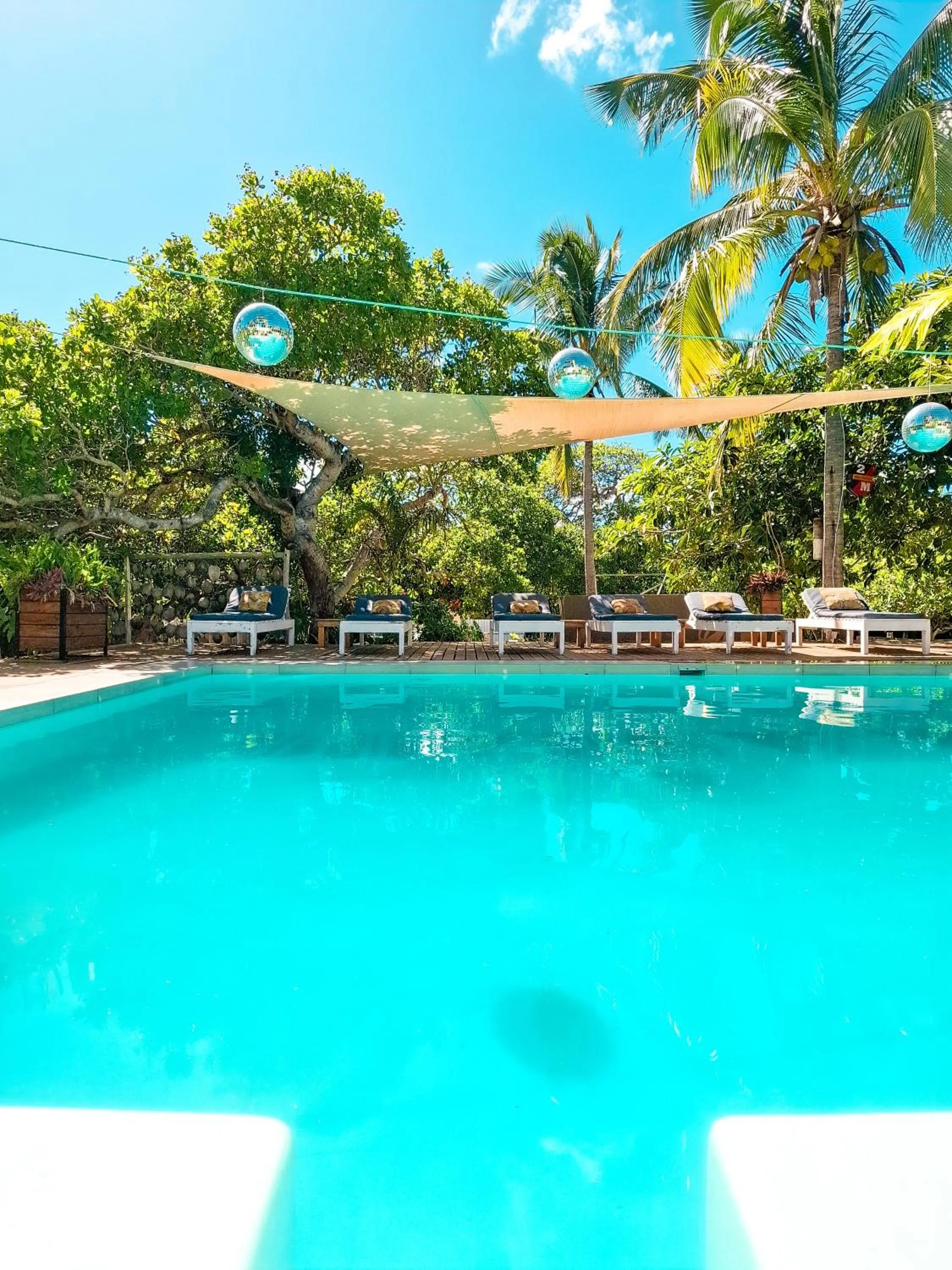 Swimming pool in Mozambeat Motel