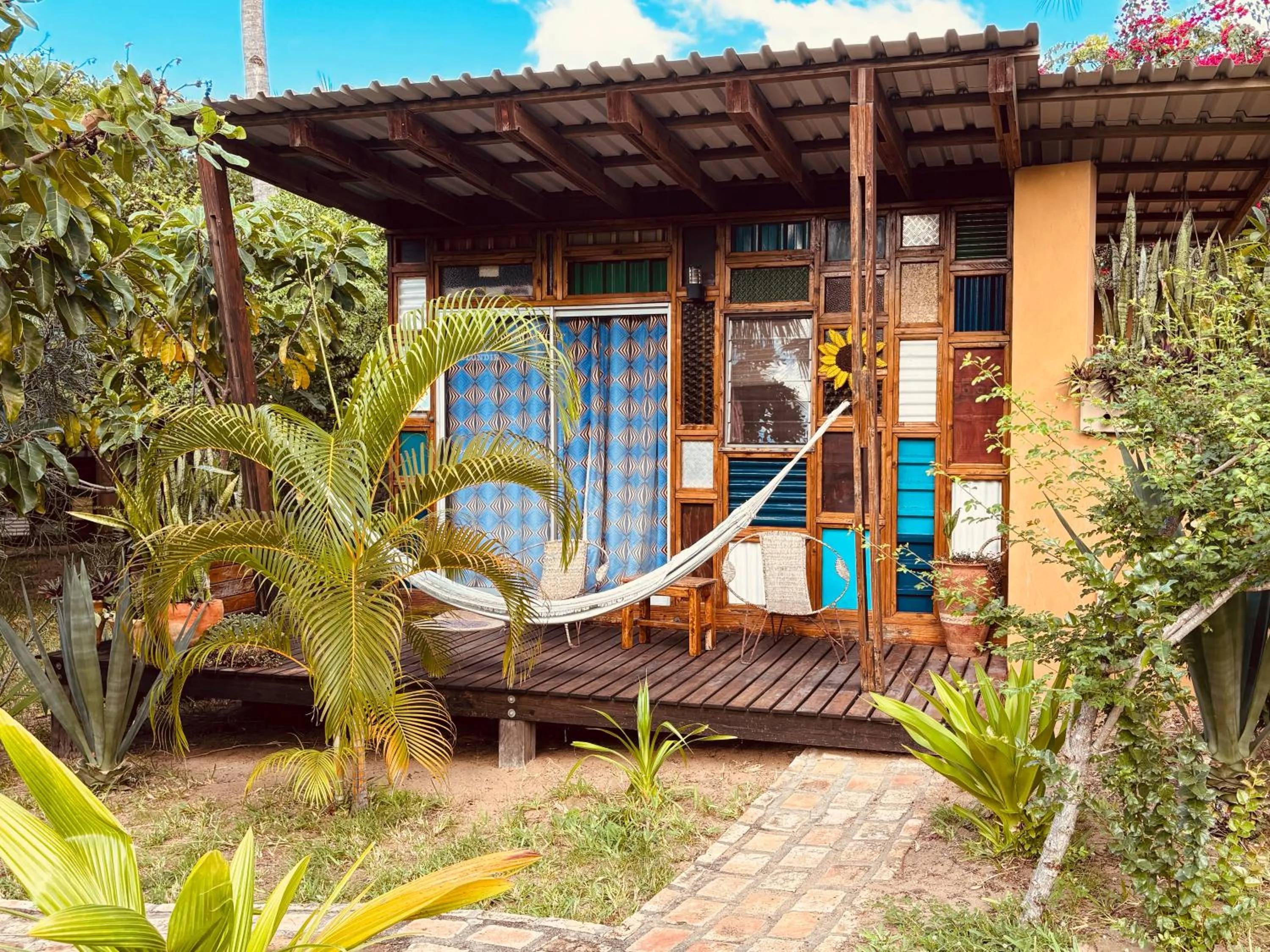 Patio in Mozambeat Motel