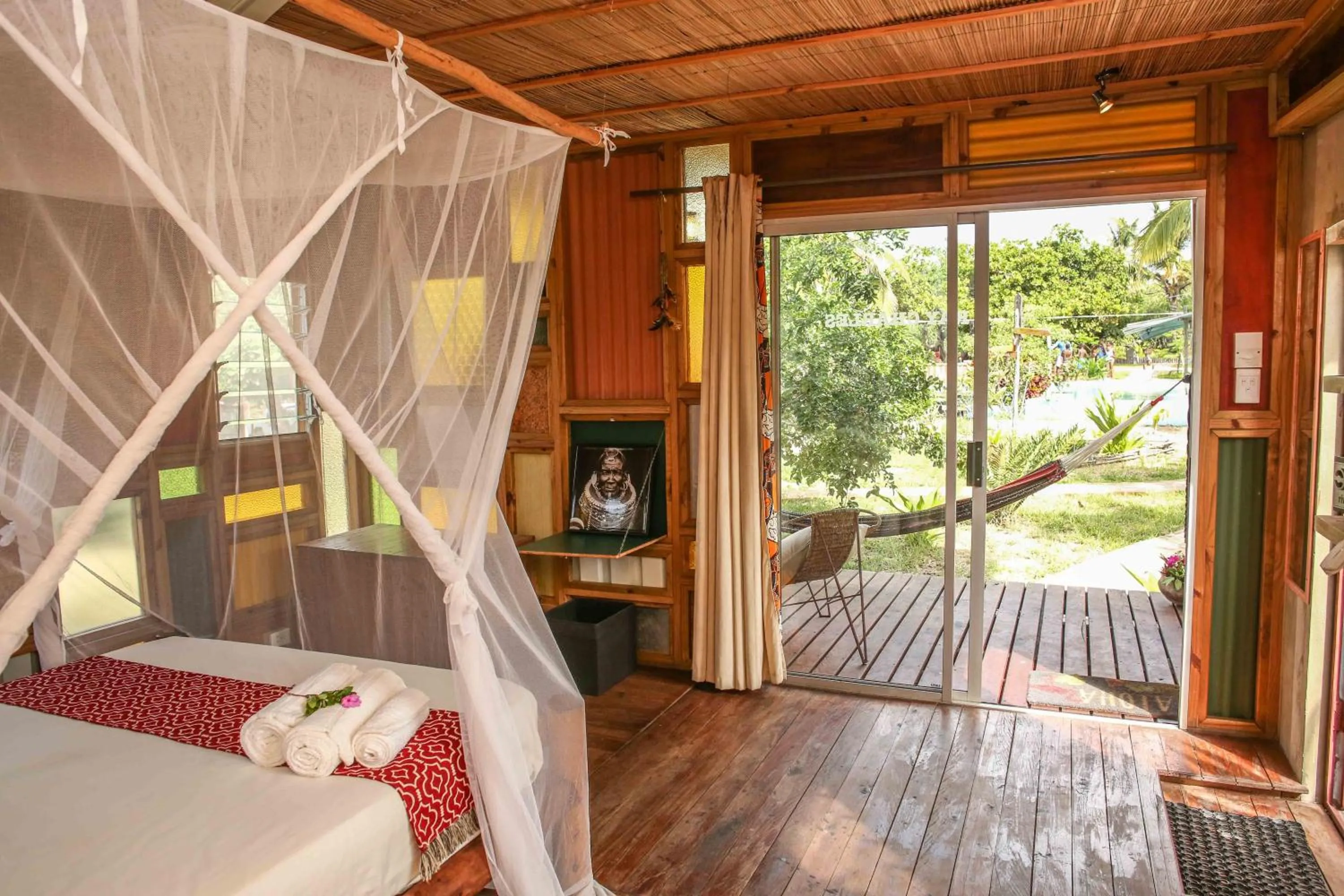 Bed in Mozambeat Motel