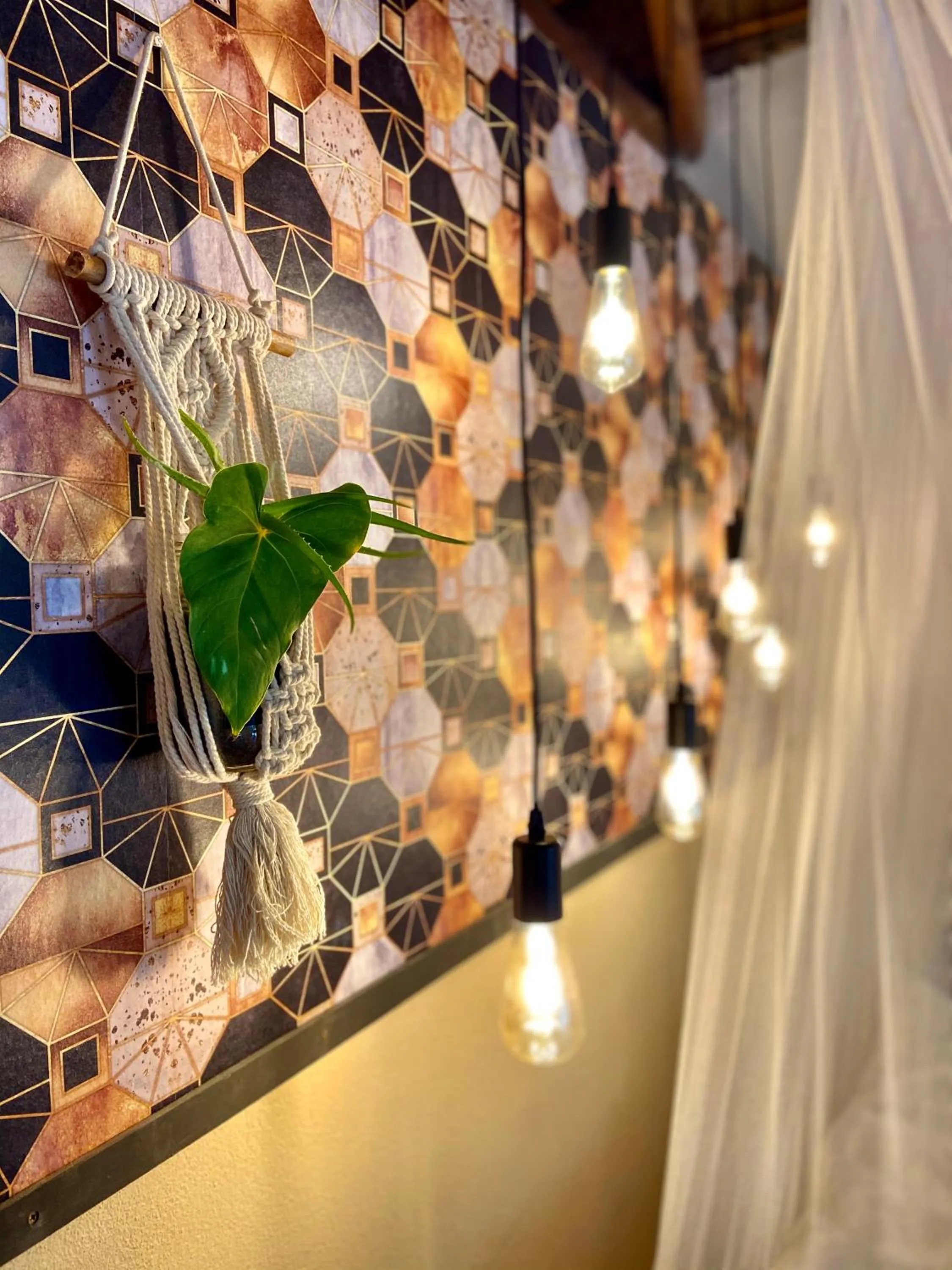 Decorative detail in Mozambeat Motel