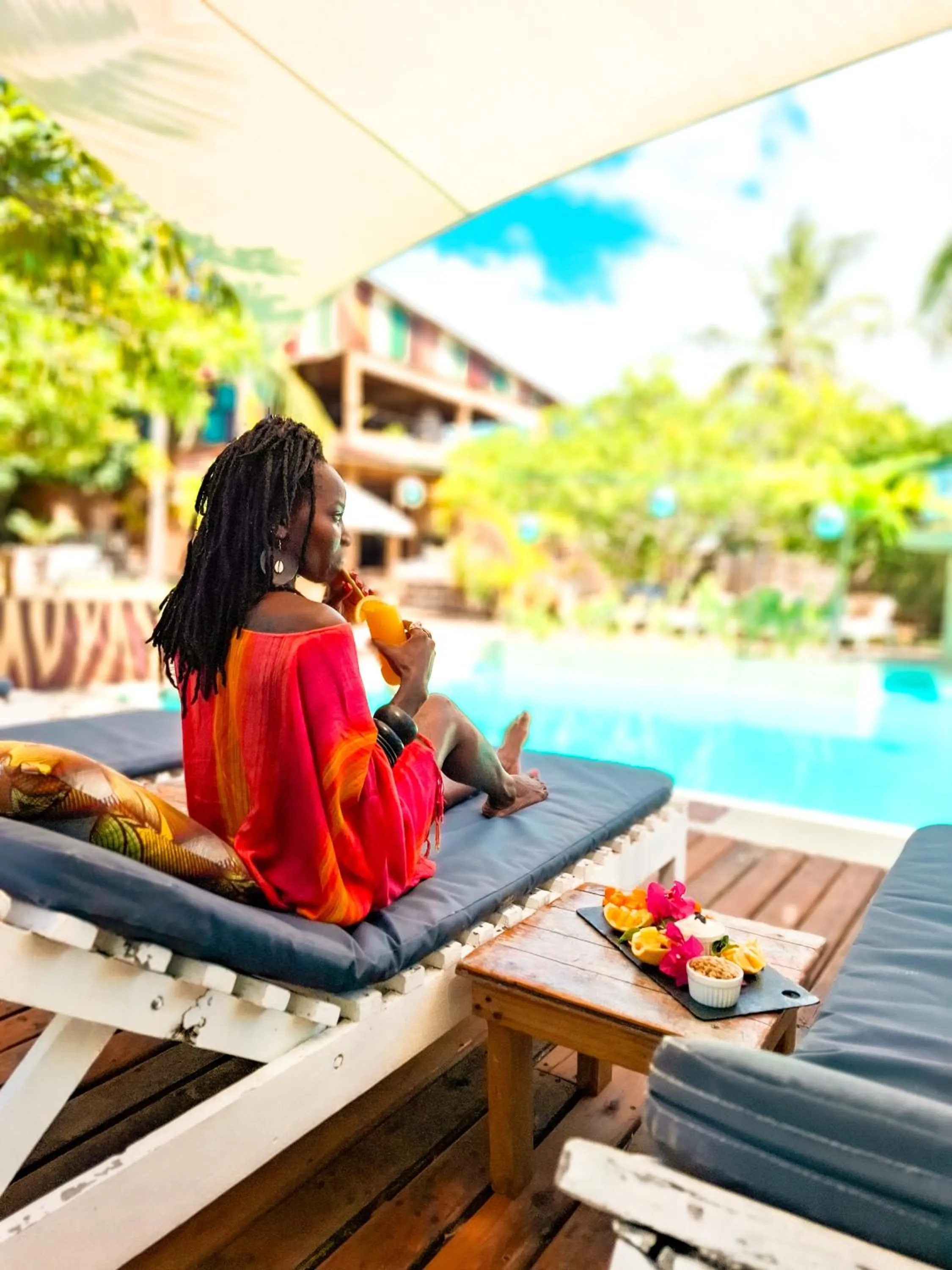 People in Mozambeat Motel