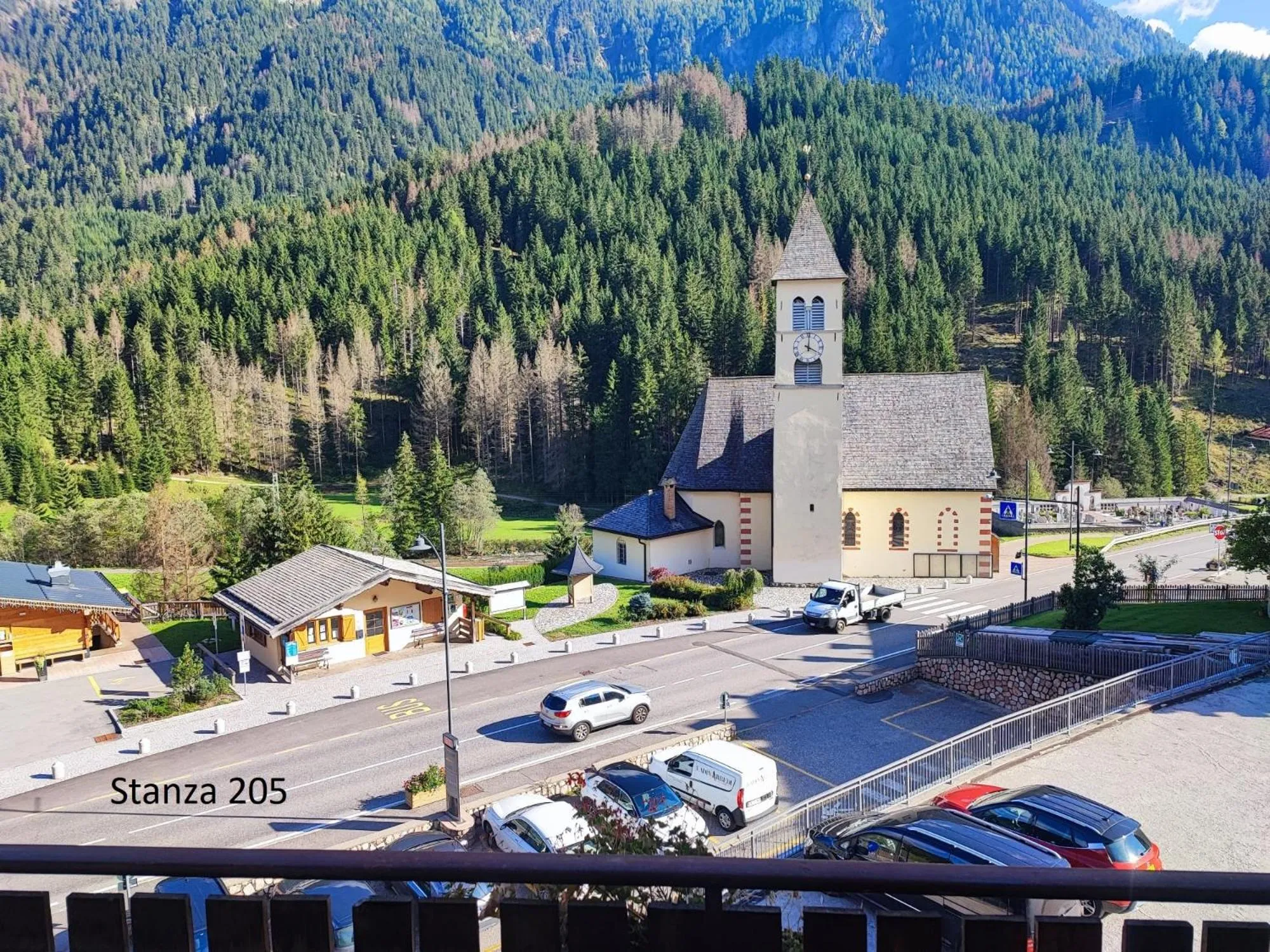 Street view in Hotel Pizboè