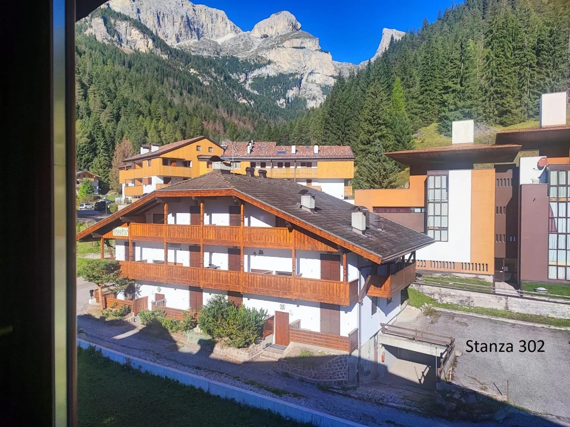 Mountain view in Hotel Pizboè