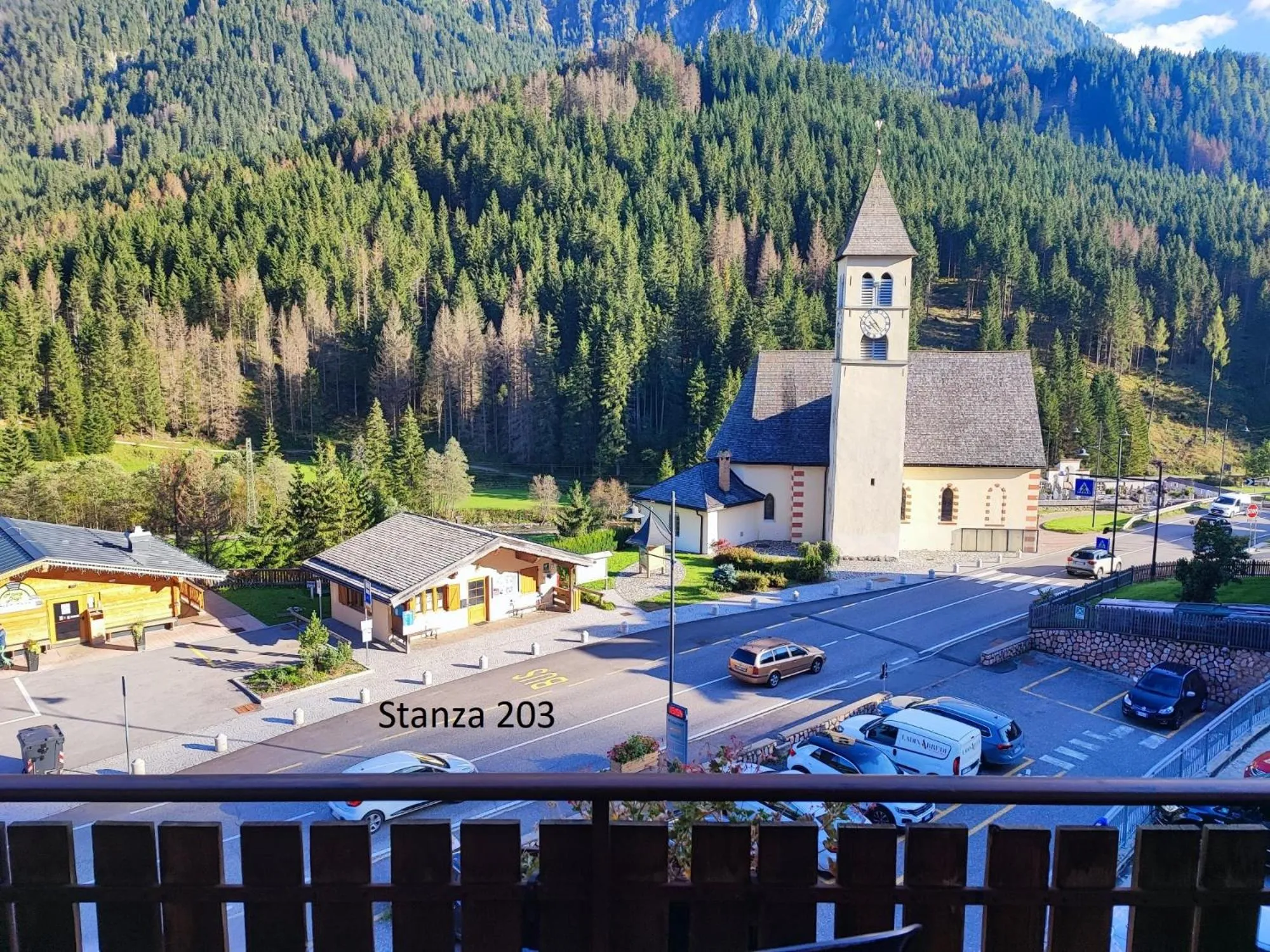 Mountain view in Hotel Pizboè