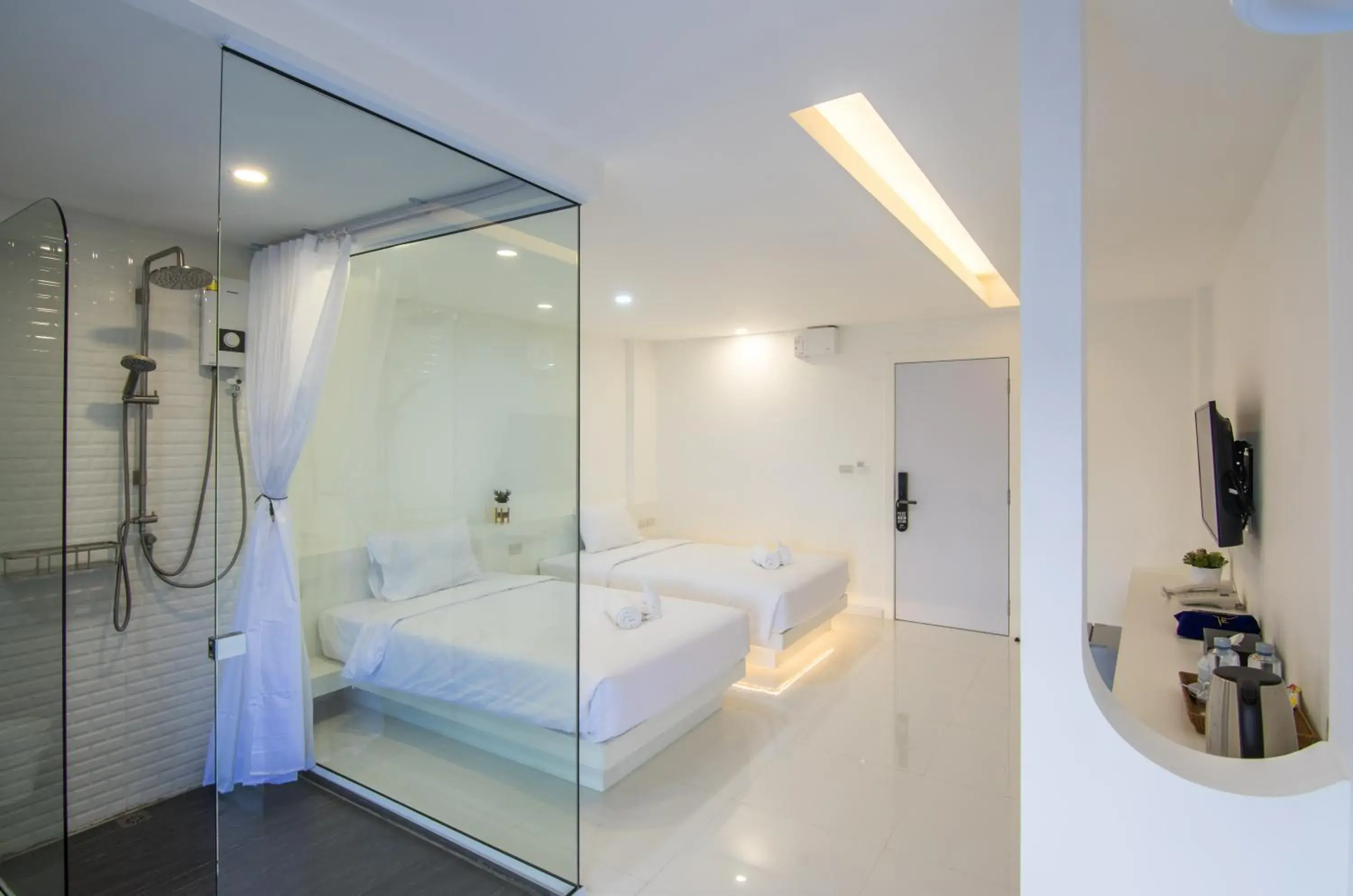 Bed in Thewhitehotel BY Charoensri - SHA Extra Plus Bed in Thewhitehotel BY Charoensri - SHA Extra Plus