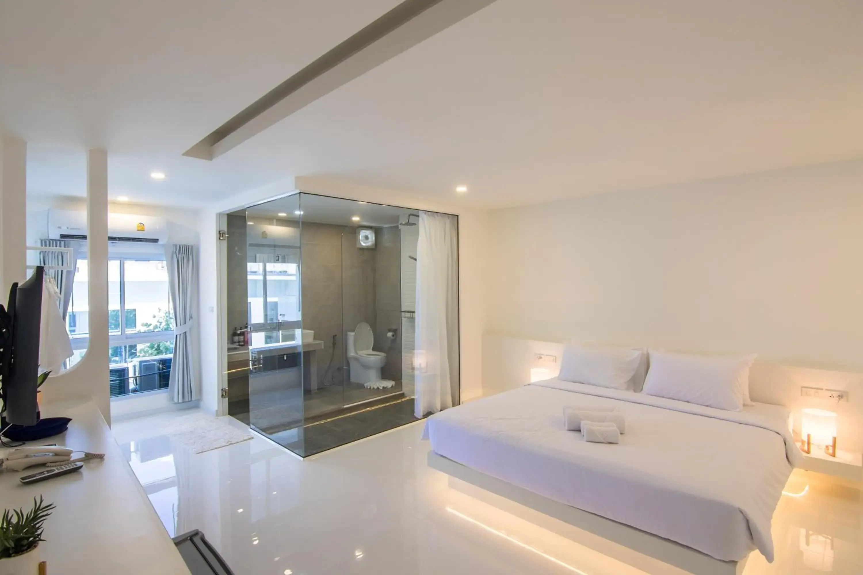 Bed in Thewhitehotel BY Charoensri - SHA Extra Plus Bed in Thewhitehotel BY Charoensri - SHA Extra Plus