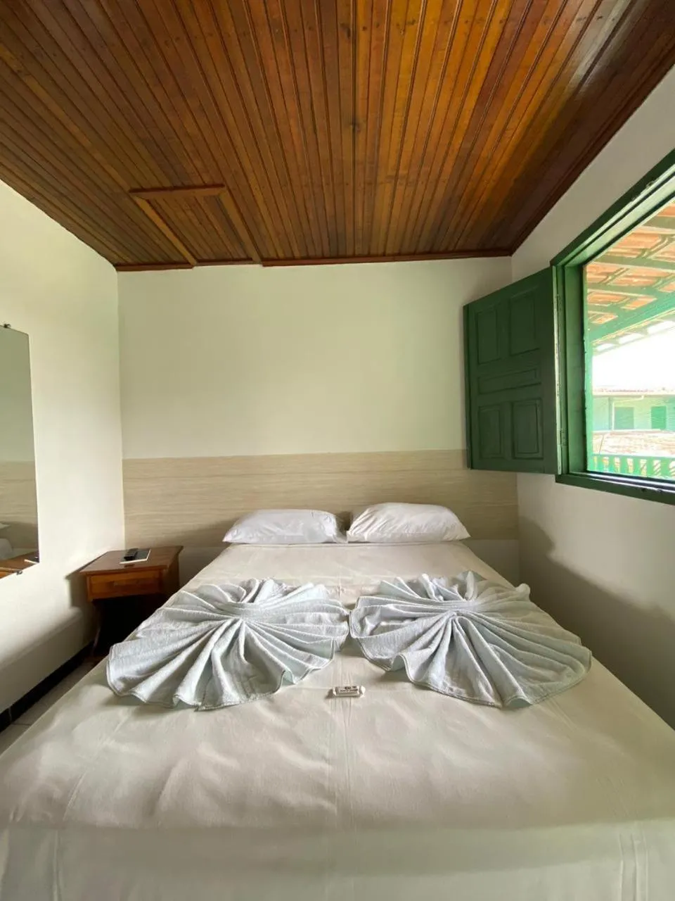 Bed in Pousada Tapuia