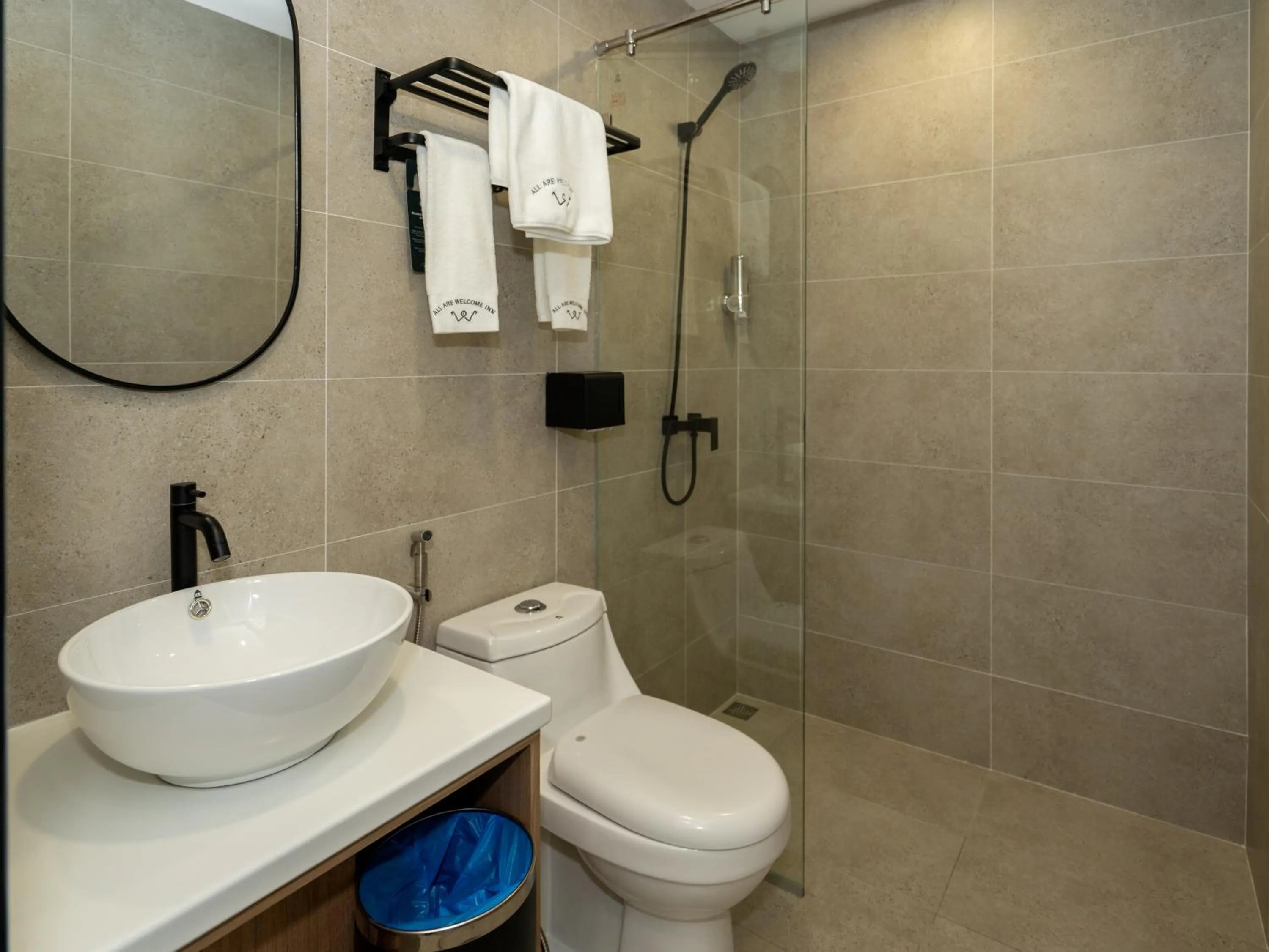 Toilet in All Are Welcome Lawas Boutique Hotel